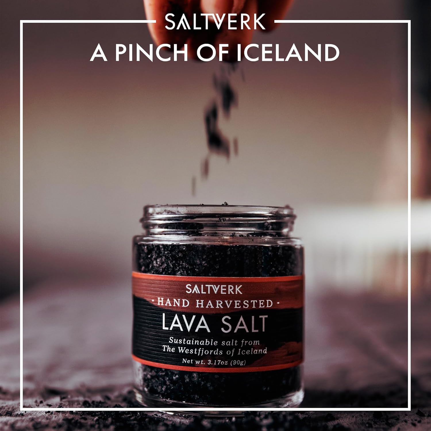 Saltverk Lava Sea Salt -Gourmet, Icelandic, Hand Harvested and Sustainably Made - 3.17 Oz Jar - Image 7