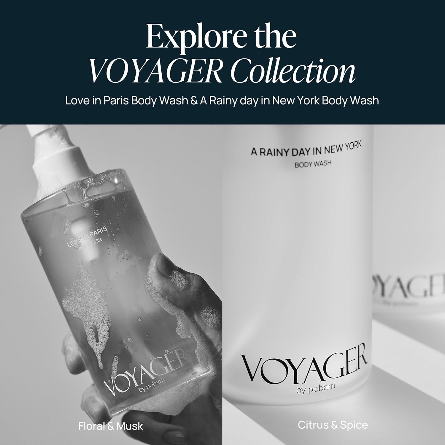 Voya Voyager Citrus Basil Vetiver Cloves Body Wash 10.14 Fl. Oz. Refreshing Scent - Image 6
