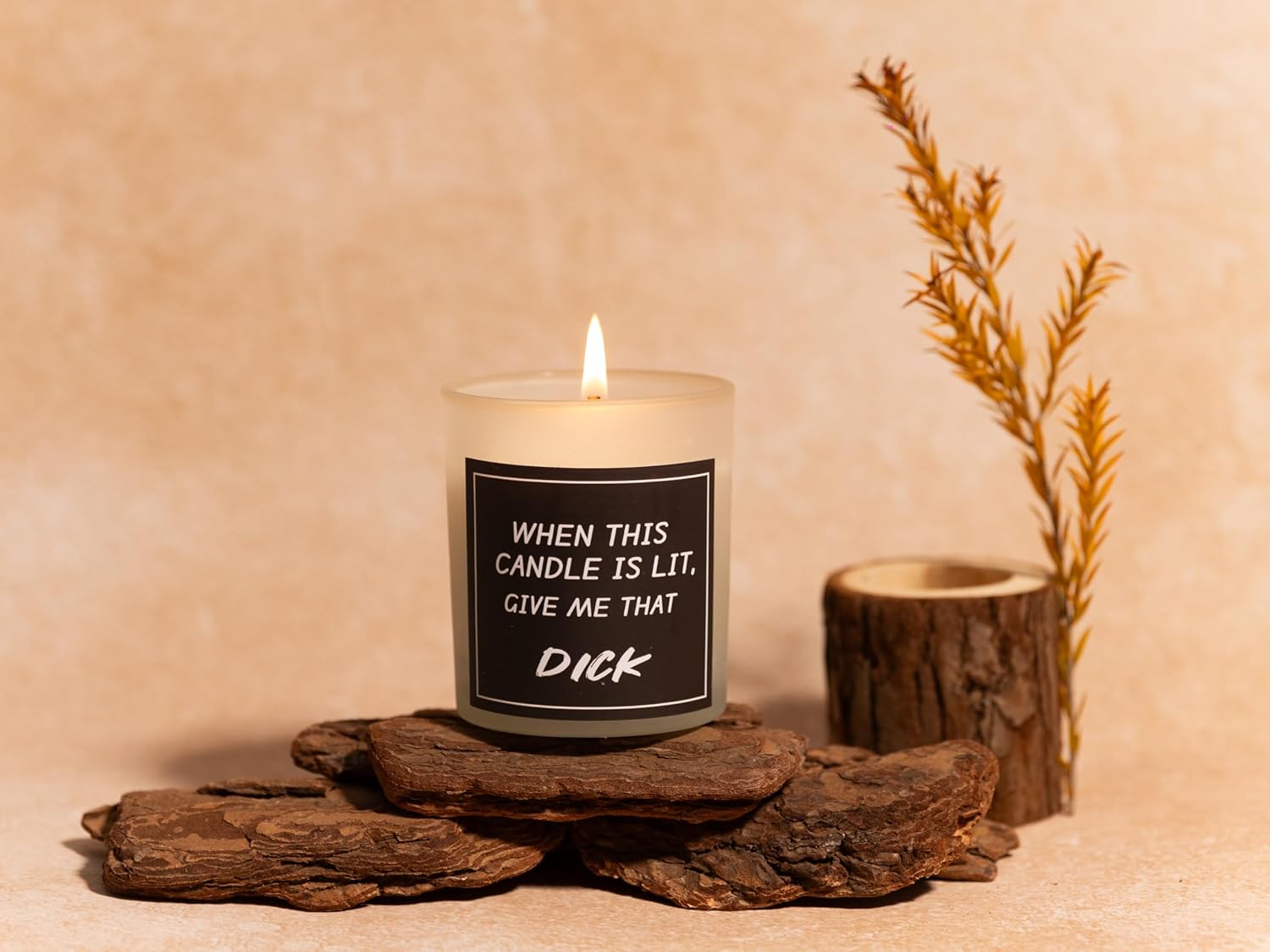 Sandalwood Scented Candle 8oz for Men, Anniversary or Birthday Gift for Husband Boyfriend - Image 3