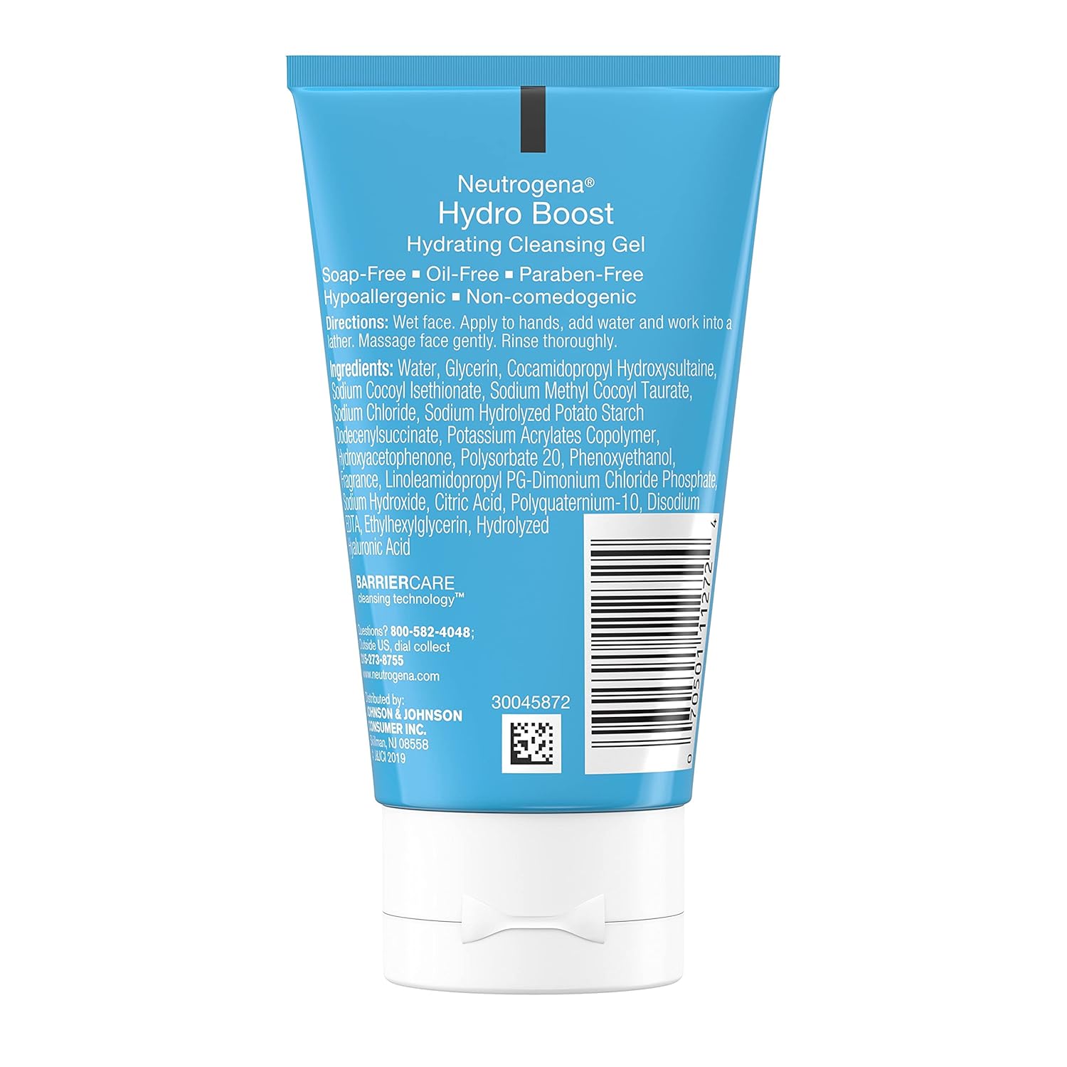 Neutrogena Hydro Boost Water Gel Fragrance-Free Facial Moisturizer, 1.7 fl. oz, Hydro Boost Hydrating Facial Cleansing Gel with Hyaluronic Acid, 2 oz, Travel Size - Image 13
