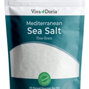Viva Doria Mediterranean Sea Salt, Fine Grain, 5 lb