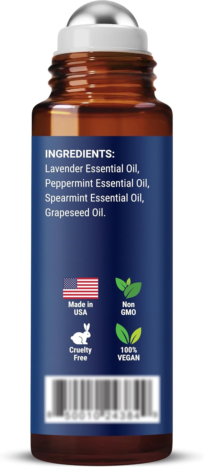 Head Calm Essential Oil Roll-On 10 ml - Soothing Migraine Roller Ball for Headache Relief - Pure Natural Essential Oils - Nexon Botanics - Image 9