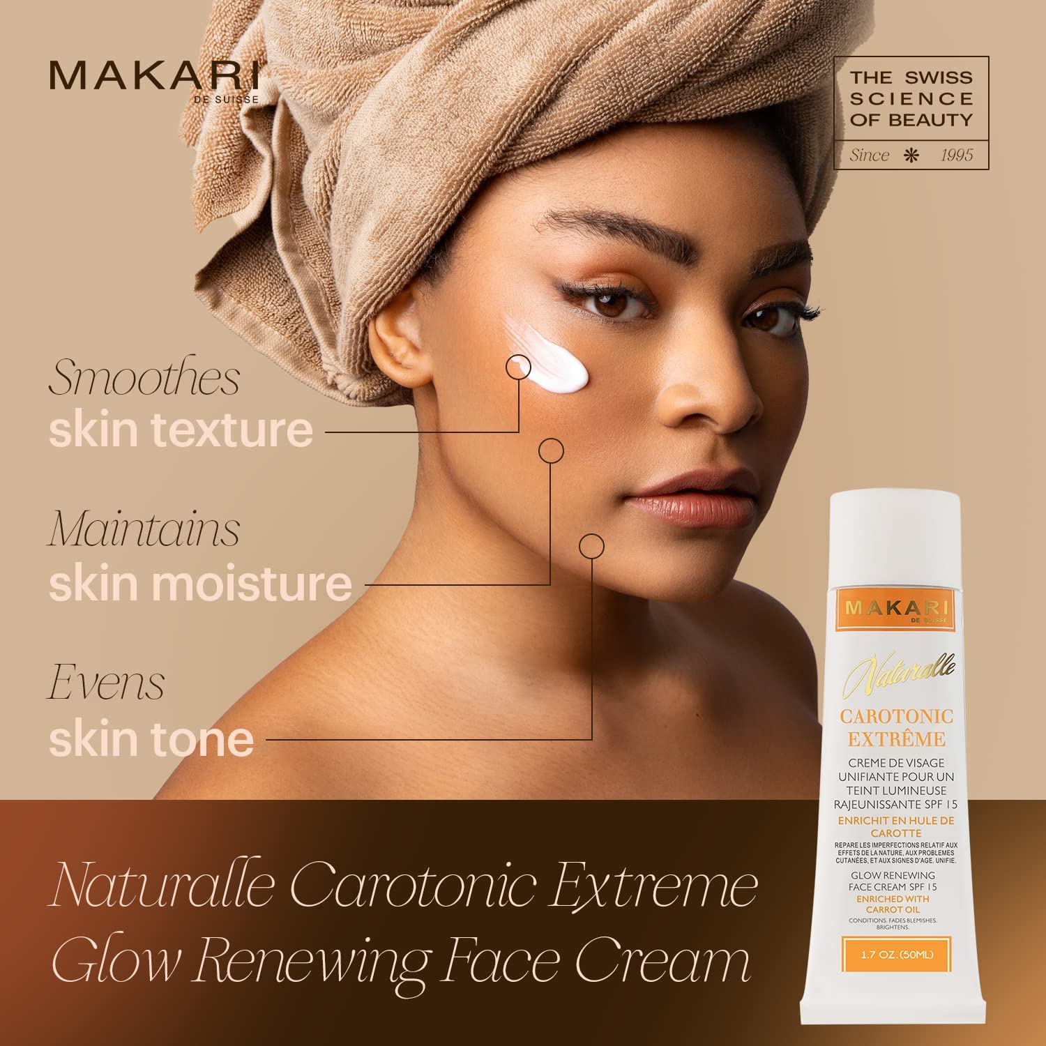 MAKARI Naturalle Carotonic Extreme Skincare Bundle | Brightening Body Glycerin & Glow Renewing Face Cream | For Radiant Skin, Scar Fading, and Anti-Aging - Image 2