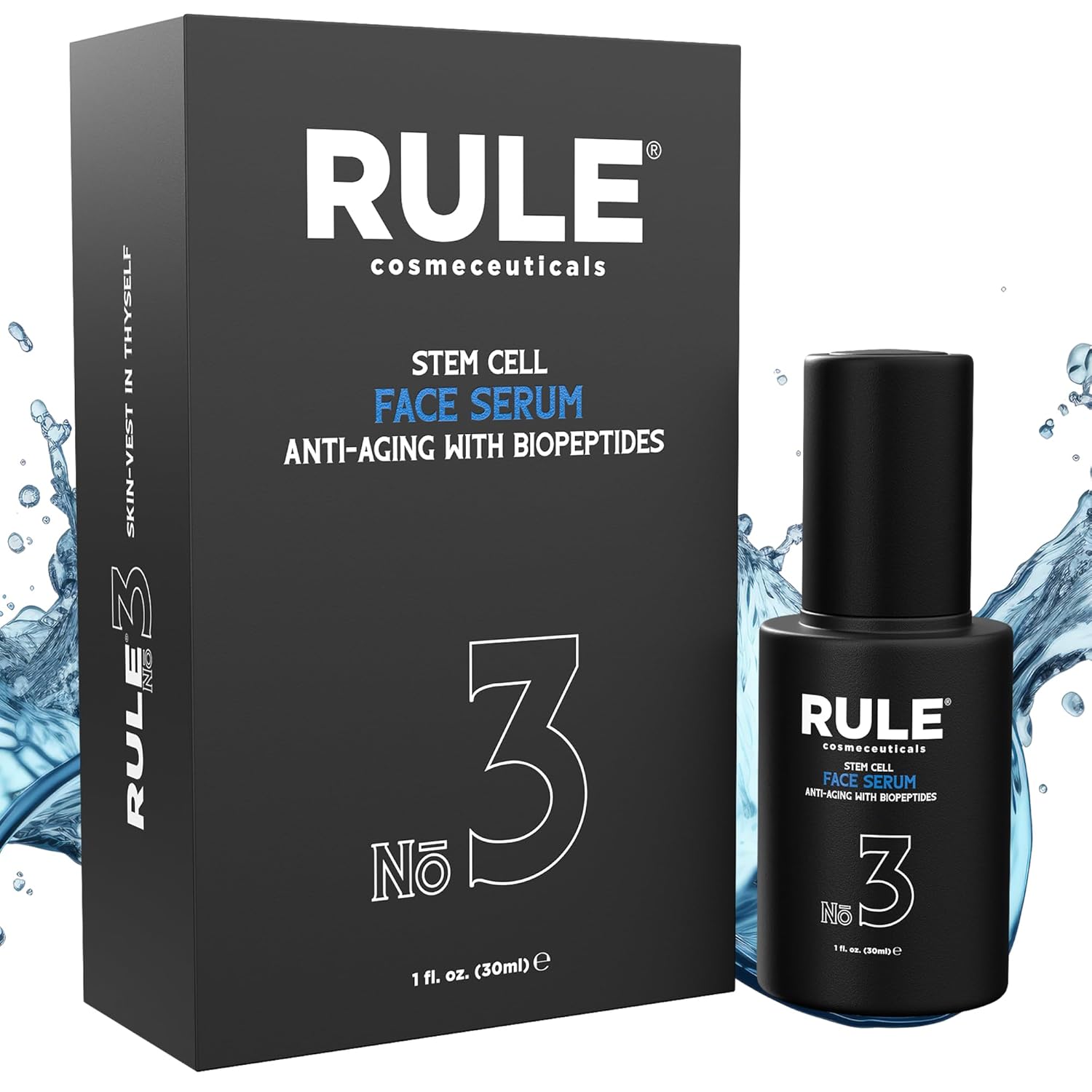Anti-Aging Facial Serum with Biopeptides and Apple Stem Cells, 30 mL Bottle - Image 2