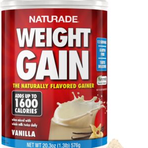 Naturade Weight Gain Instant Nutrition Drink Mix, Vanilla ,20.3 Ounce