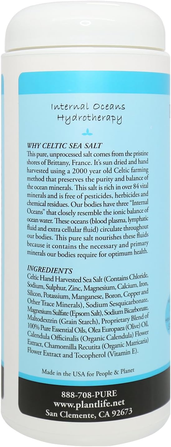 Plantlife Rejuvenate Therapy Bath Salts 16 oz Natural Aromatherapy for Balanced Calm - Image 4