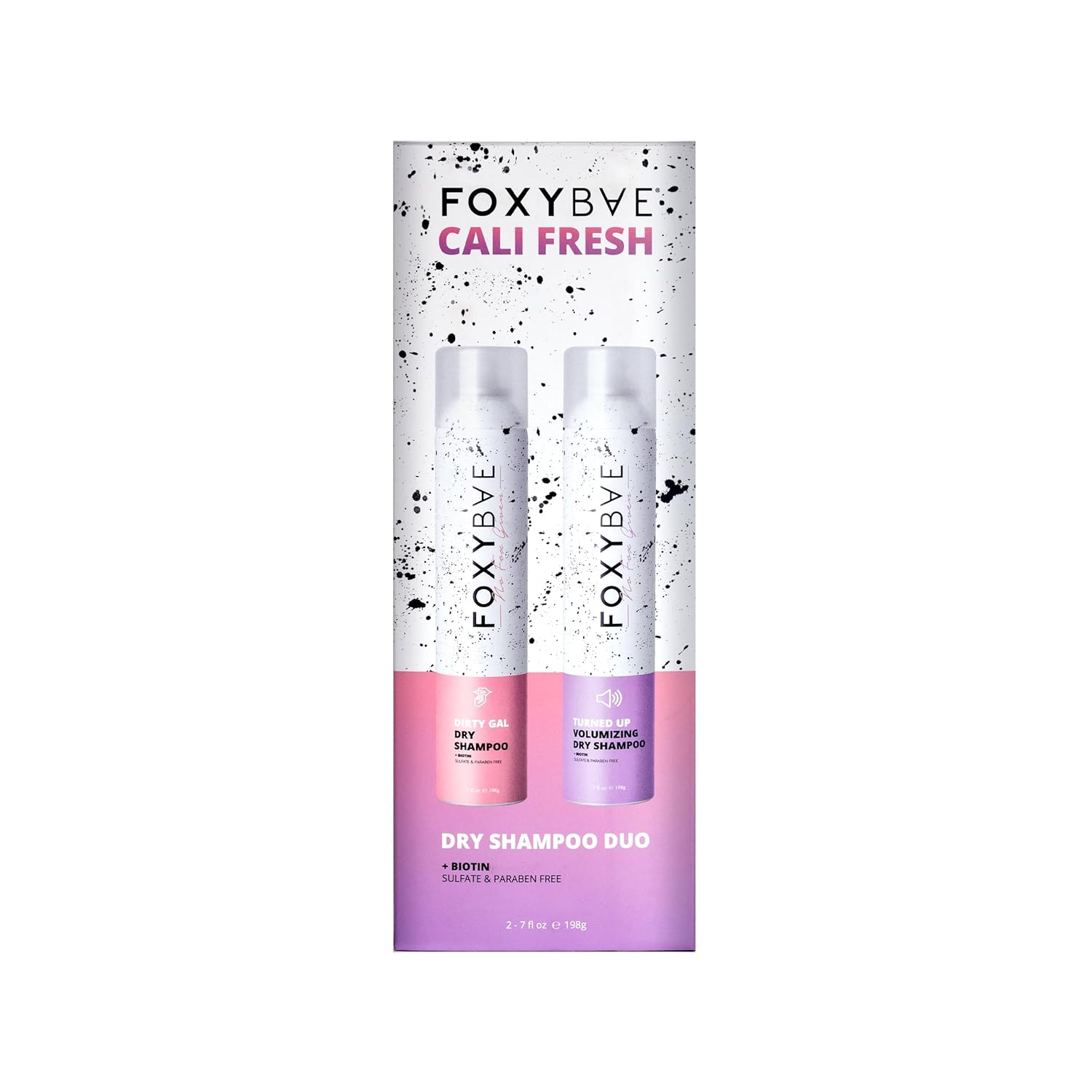 FoxyBae Dry Shampoo Duo Kit - with Biotin - Dirty Gal and Turned Up - Refreshes, Volumizing, Absorbs Oil - for All Hair Types - 2 x 7 Fl Oz - Image 6