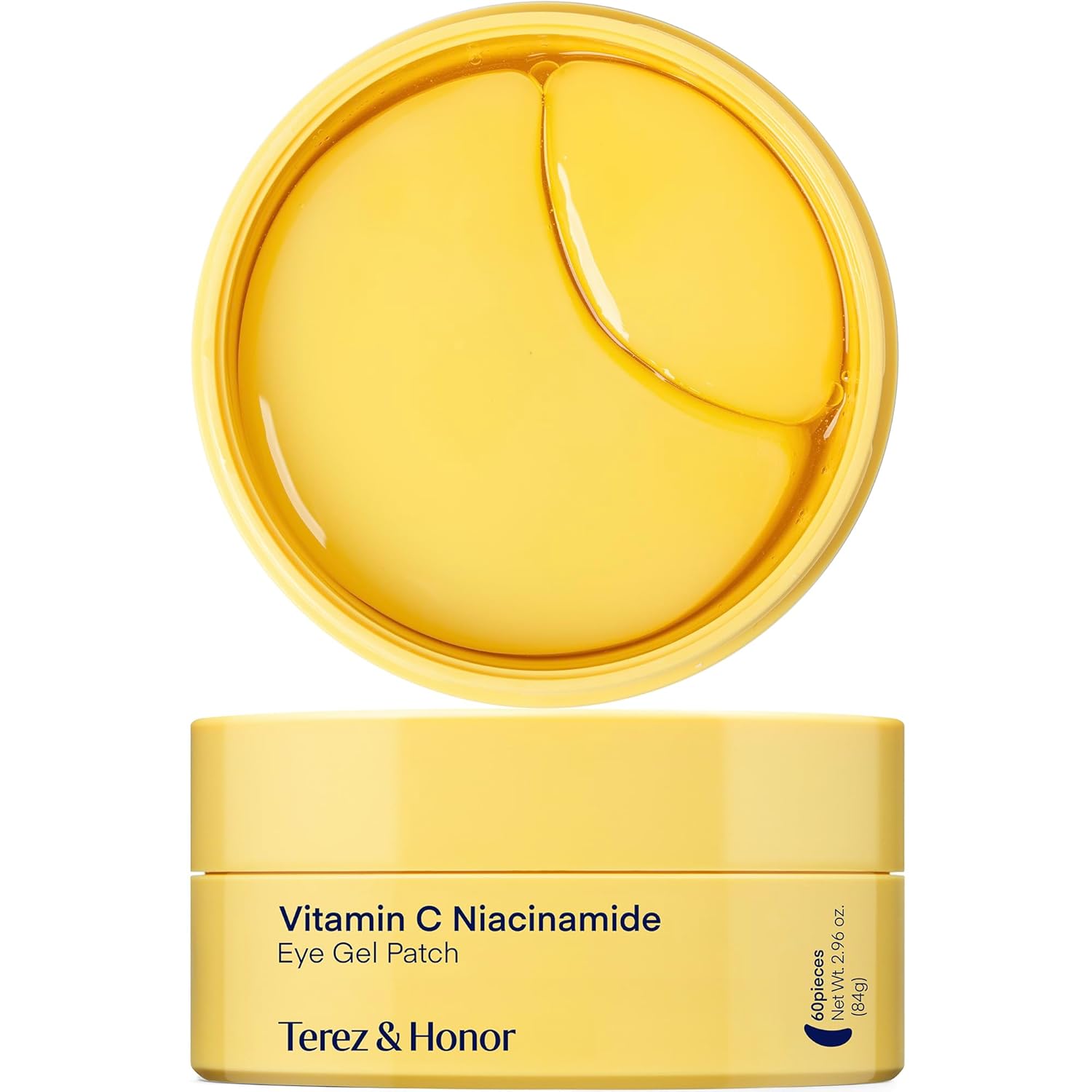 Vitamin C Niacinamide Eye Patches: Brightening & Glowing Under Eye Mask with Tranexamic Acid Caffeine Hyaluronic Acid - Korean Skin Care Dark Circles Puffiness & Wrinkles Hydrogel Treatment, 60 Pcs