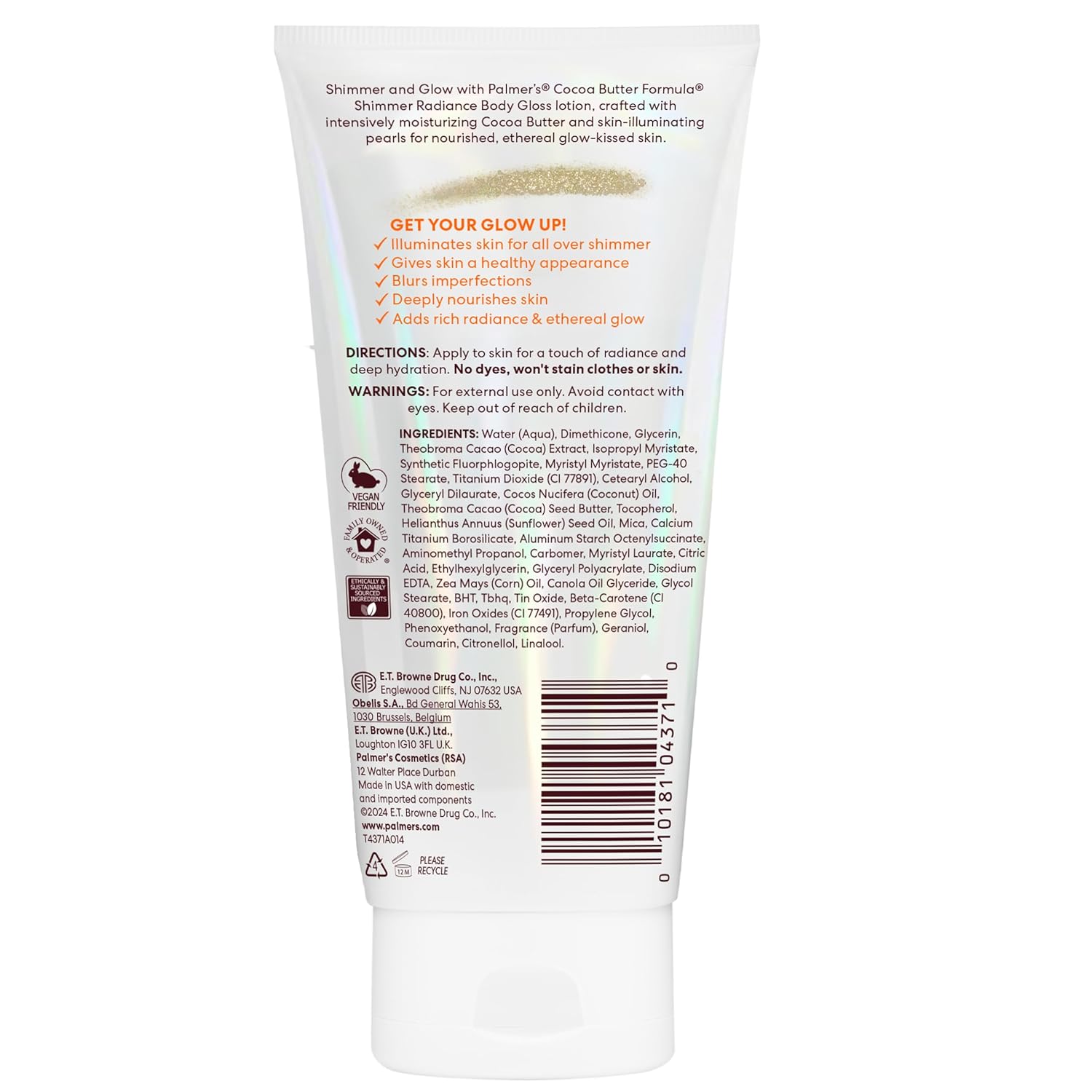 Palmer's Cocoa Butter Formula Shimmer Body Lotion with Vitamin E, 5.25 Fl Oz, Radiance Body Gloss, Help Blur Veins, Cellulite, Marks, 48 Hour Moisture - Image 10