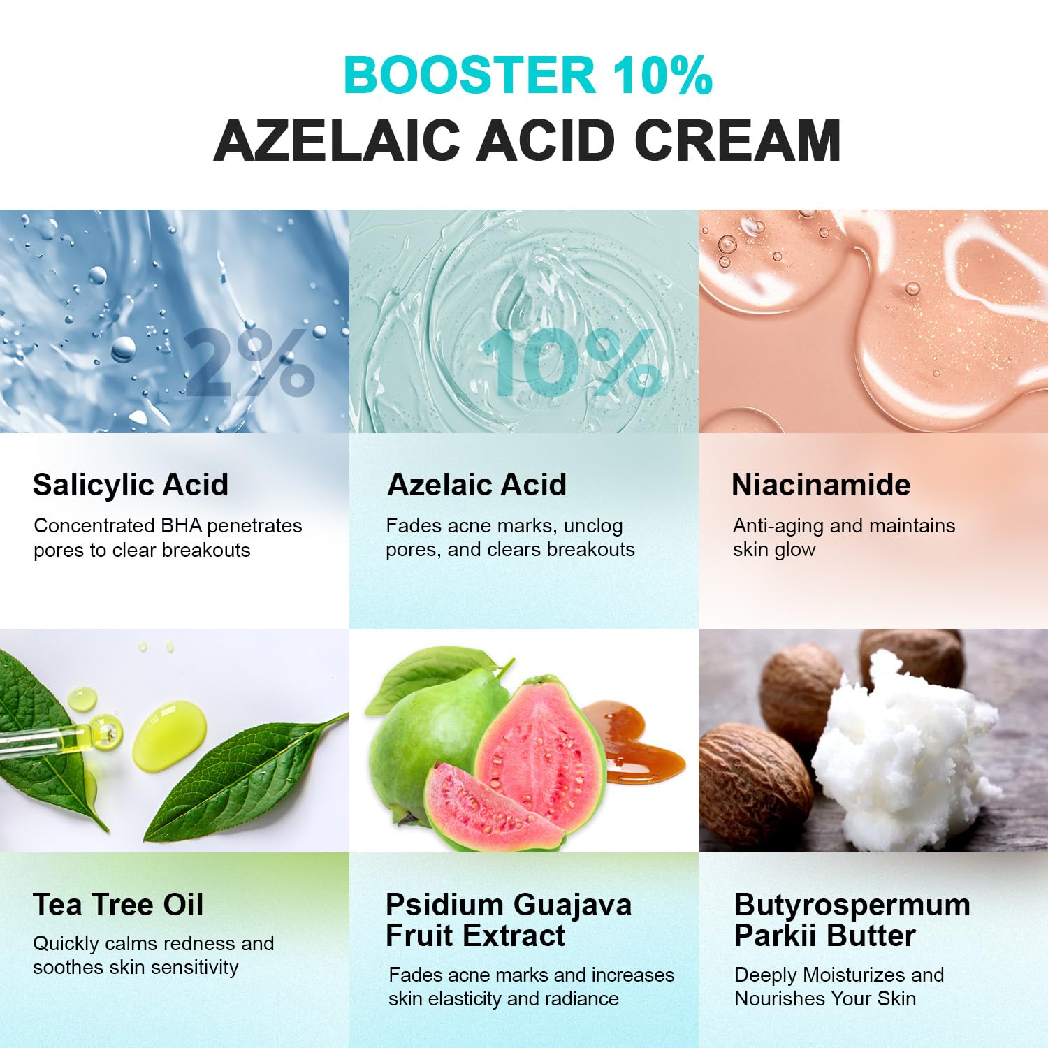 Cystic Acne Spot Treatment Cream for Face, Back and Body, Hormonal Pimple Scar Moisturizer Gel for Teens & Adults, Rapid Control and Clear Breakouts, 1.8 oz - Image 5
