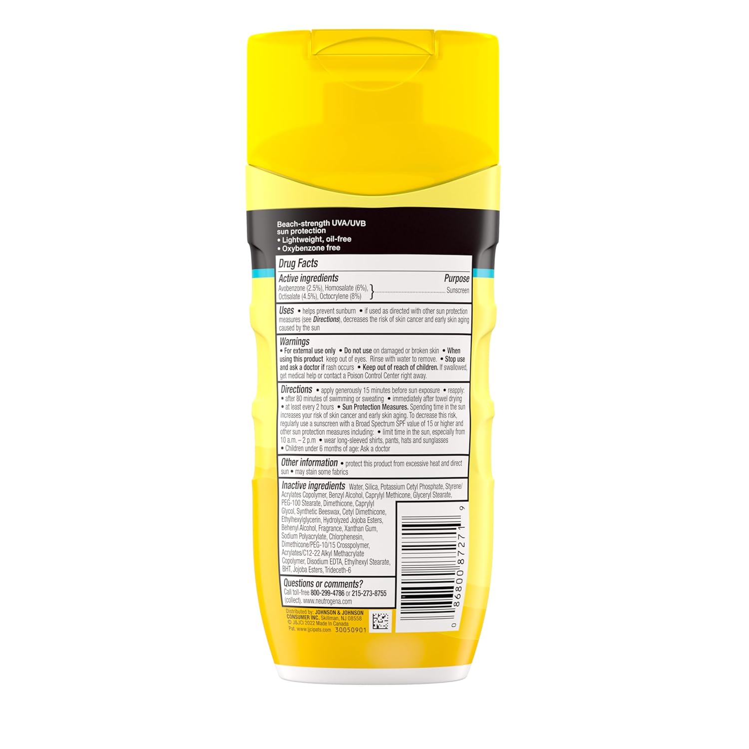 Neutrogena Beach Defense SPF 30 Sunscreen Lotion 6.7 fl oz Oil-Free and Quick Absorbing - Image 9