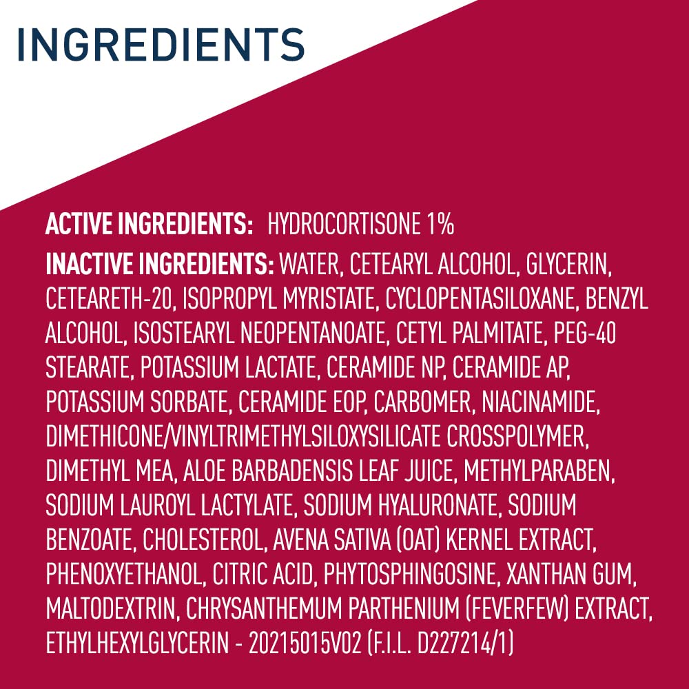 CeraVe 1% Hydrocortisone Anti-Itch Cream Fragrance-Free for Eczema Dry Skin 1 Ounce - Image 7