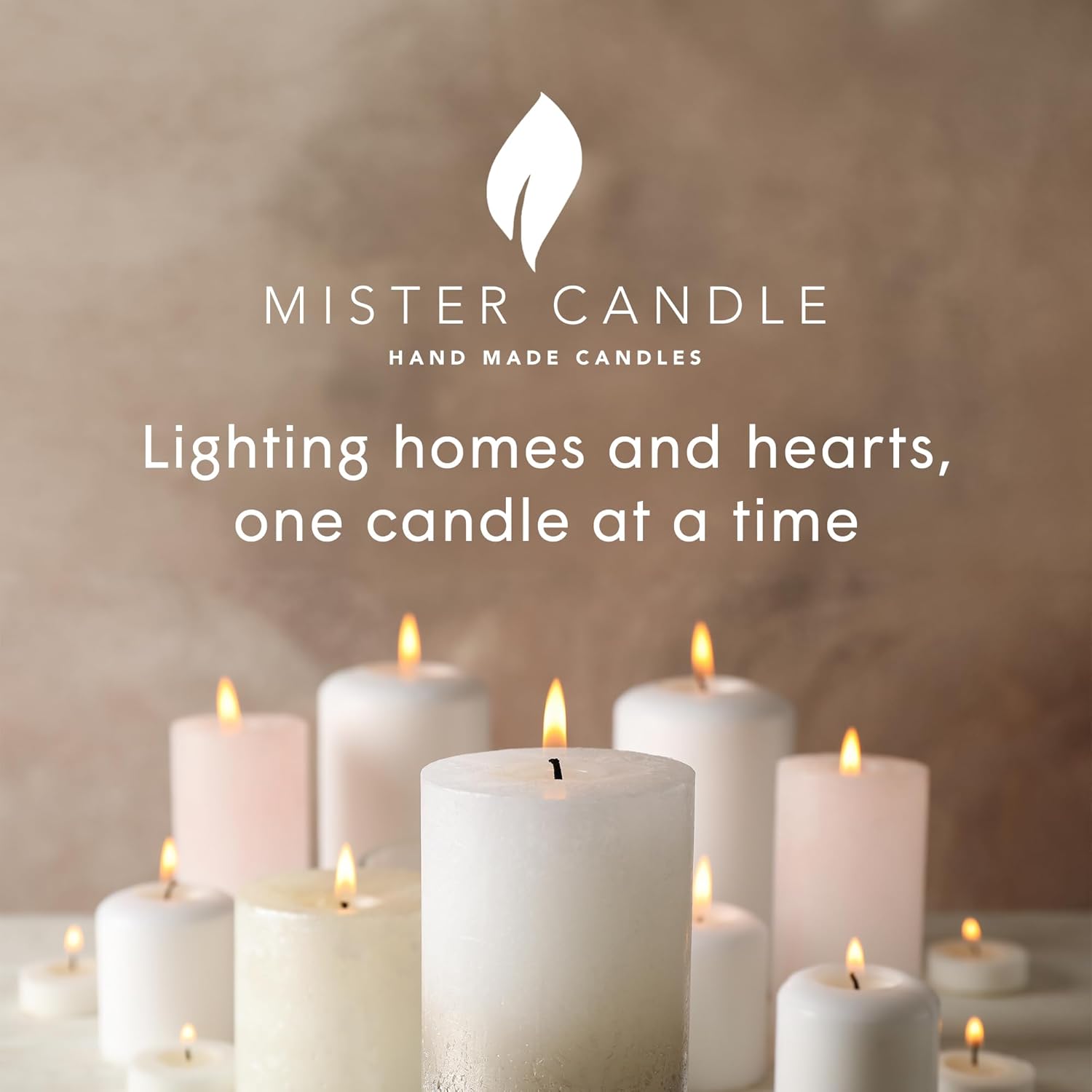 Mister Candle Red 3x6 Inch Dripless Unscented Pillar Candles Set of 3 for Home Decor 80 Hour Burn Time - Image 9