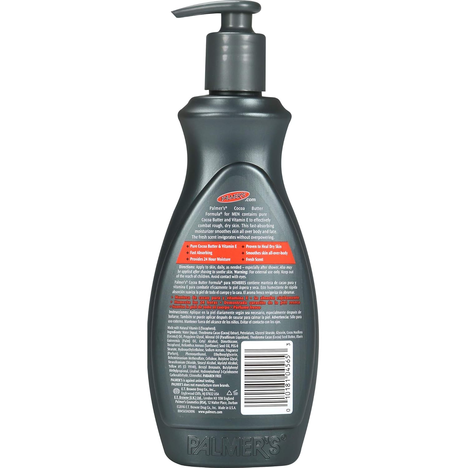 Palmer's Cocoa Butter Formula Men Body and Face Moisturizer Lotion, 13.5 Ounce (Pack of 2) - Image 2