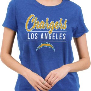 Junk Food Clothing x NFL - Women's Fan Favorite Short Sleeve Fan Shirt - Officially Licensed NFL Appare