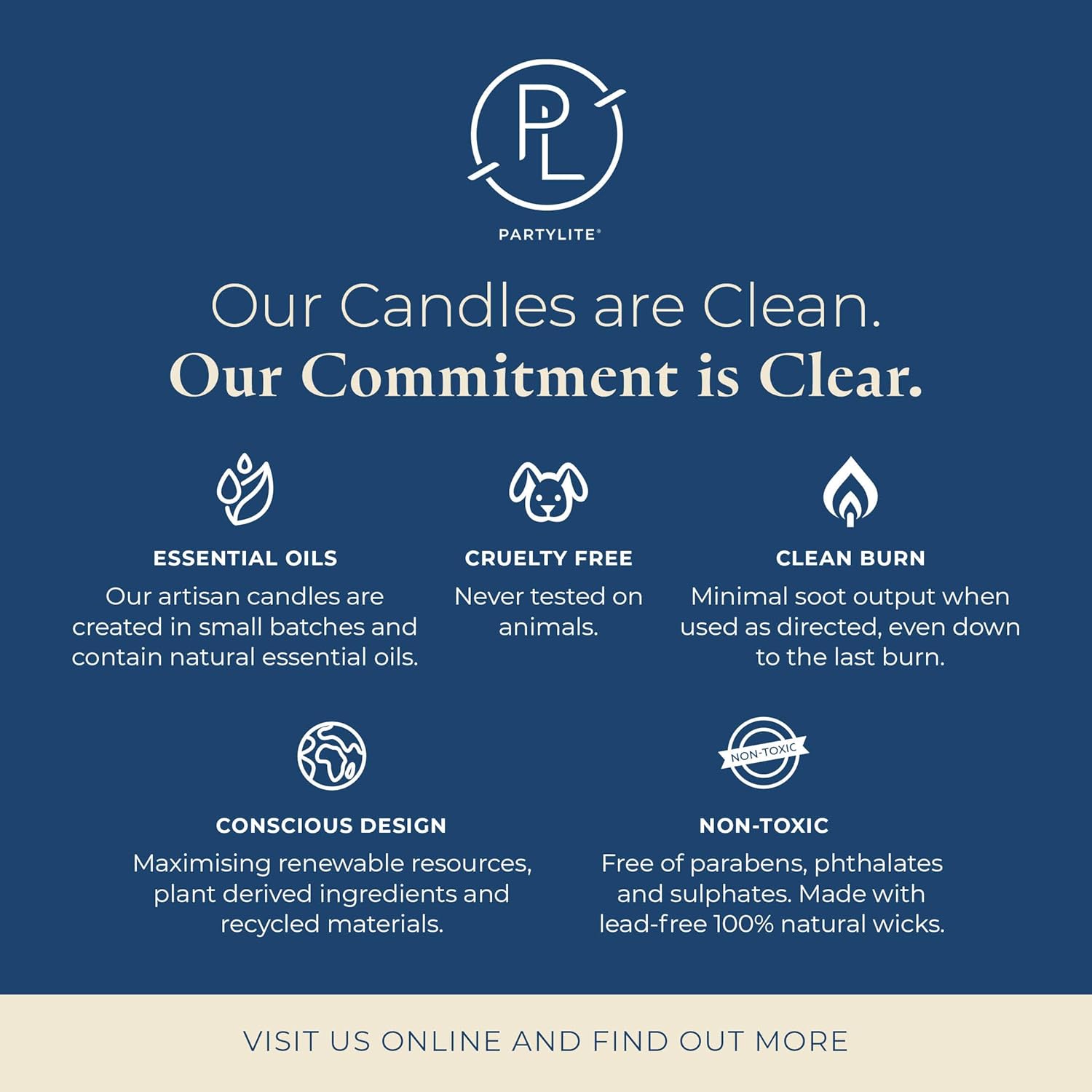 PartyLite Marshmallow Vanilla Scented with Caramel & Sugarcane Notes, 13.2oz 3-Wick Jar Candle, 45 Hour Burn Time, Luxurious Fragrance, Ideal for Gifting - Image 7