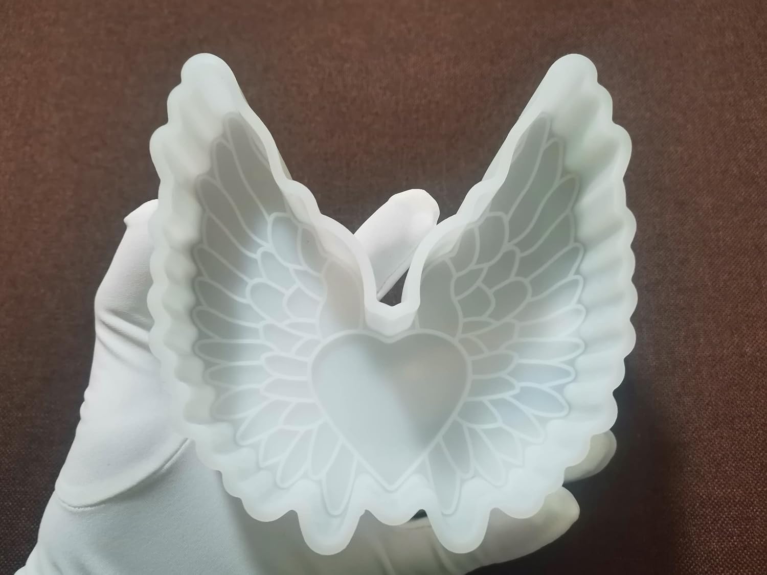 Angel Wings Car Freshie Mold, Candle Making Epoxy Resin Mould, Soap Silicone Molds for Aroma Beads Mould-Oven Safe【Upgraded Soft Material】- XL Size - Image 4