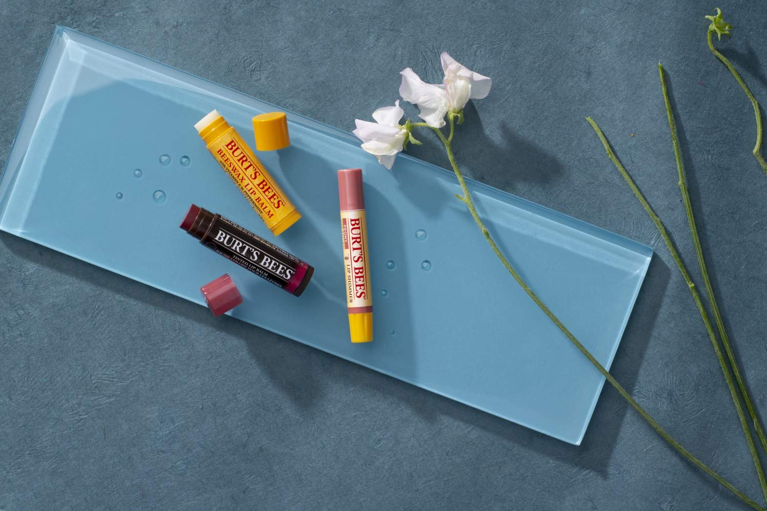 Burt's Bees 100% Natural Lip Balm Gift Set, Original Beeswax & Peppermint (4 Pack) - Image 5
