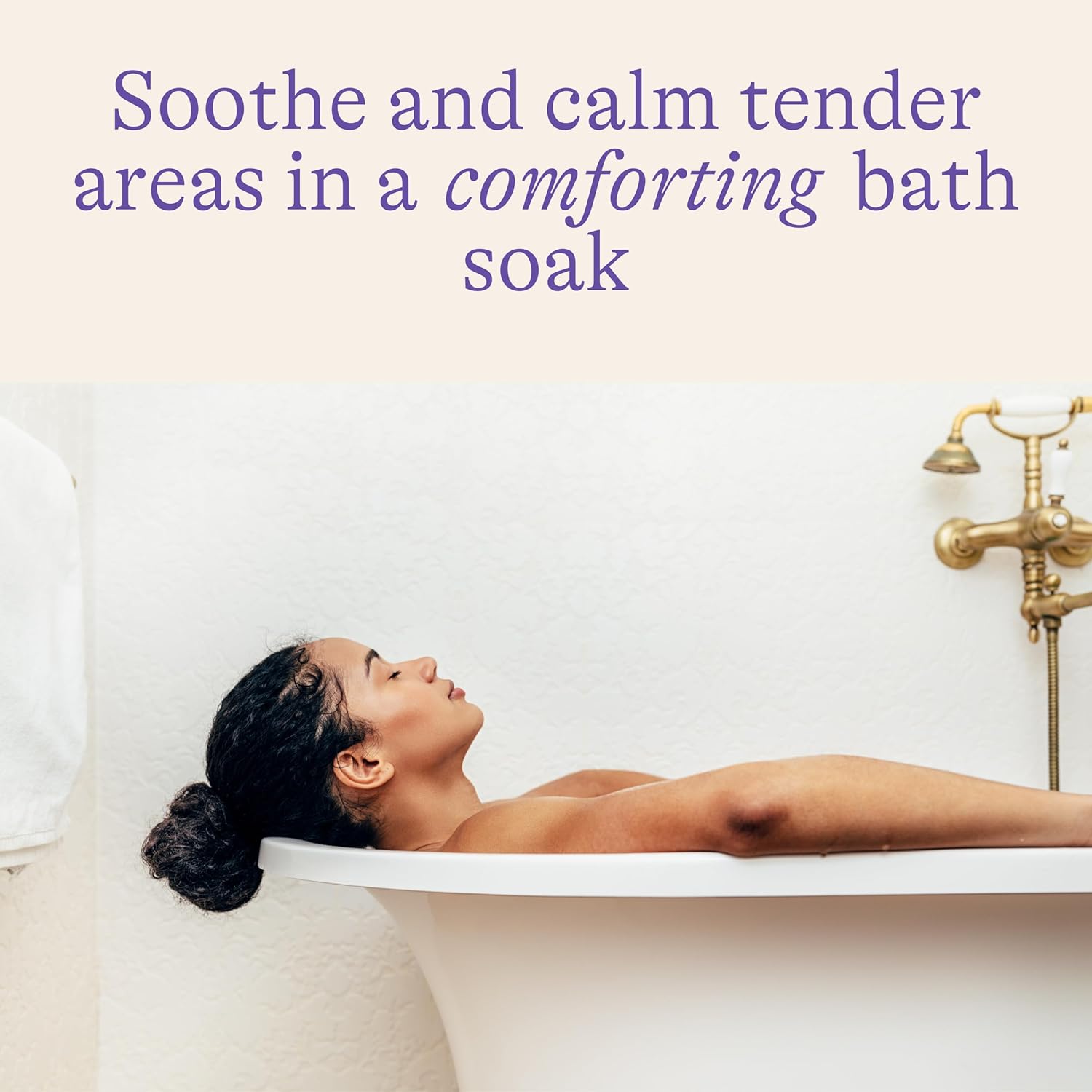 Lansinoh Sitz Bath Salts, Postpartum Essentials, and Hemorrhoid Treatment, Epsom Salt Bath Soak With Lavender Oil, Frankincense and Aloe Vera, 10 Ounce - Image 2
