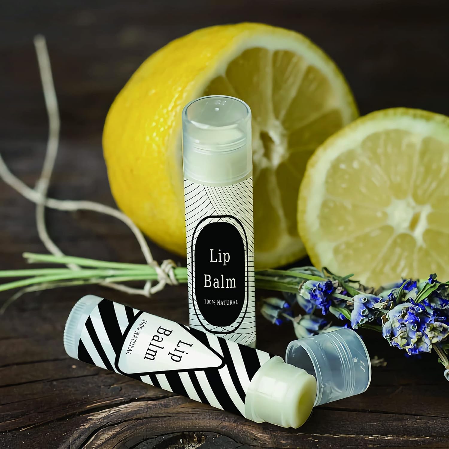 CRASPIRE 2" Clear Lip Balm Labels - 80pcs Printable Waterproof Stickers for Tubes, Handcream, Candle Container (Geometry) - Image 4