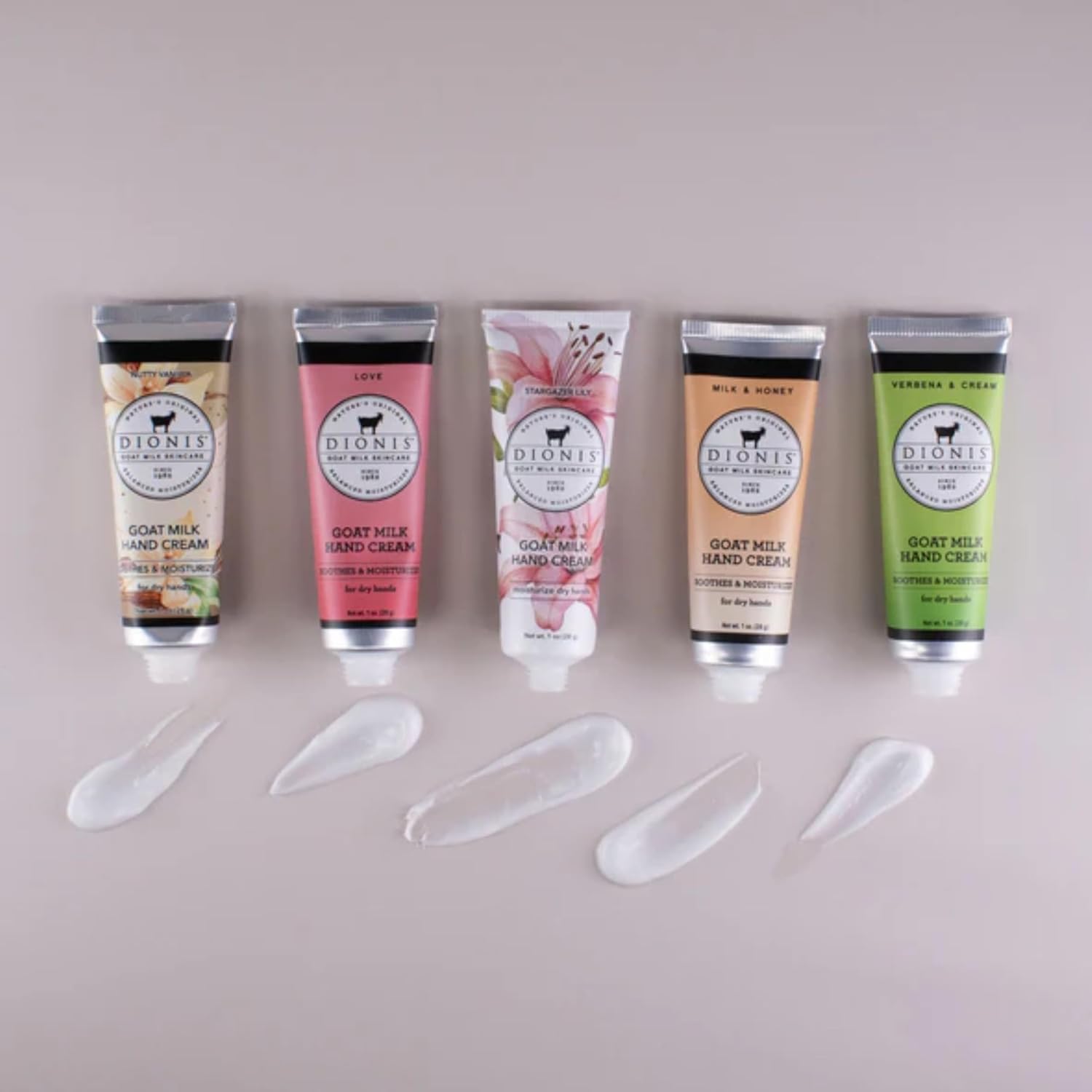 Dionis Goat Milk Skincare Hand Cream Gift Sets - Assorted Scented Travel Size Hand Creams In a Gift Box - Mini Hand Lotion Self Care Gifts, Cruelty Free Lotion For Dry Skin, Inspire Gift Set 2025 - Image 4
