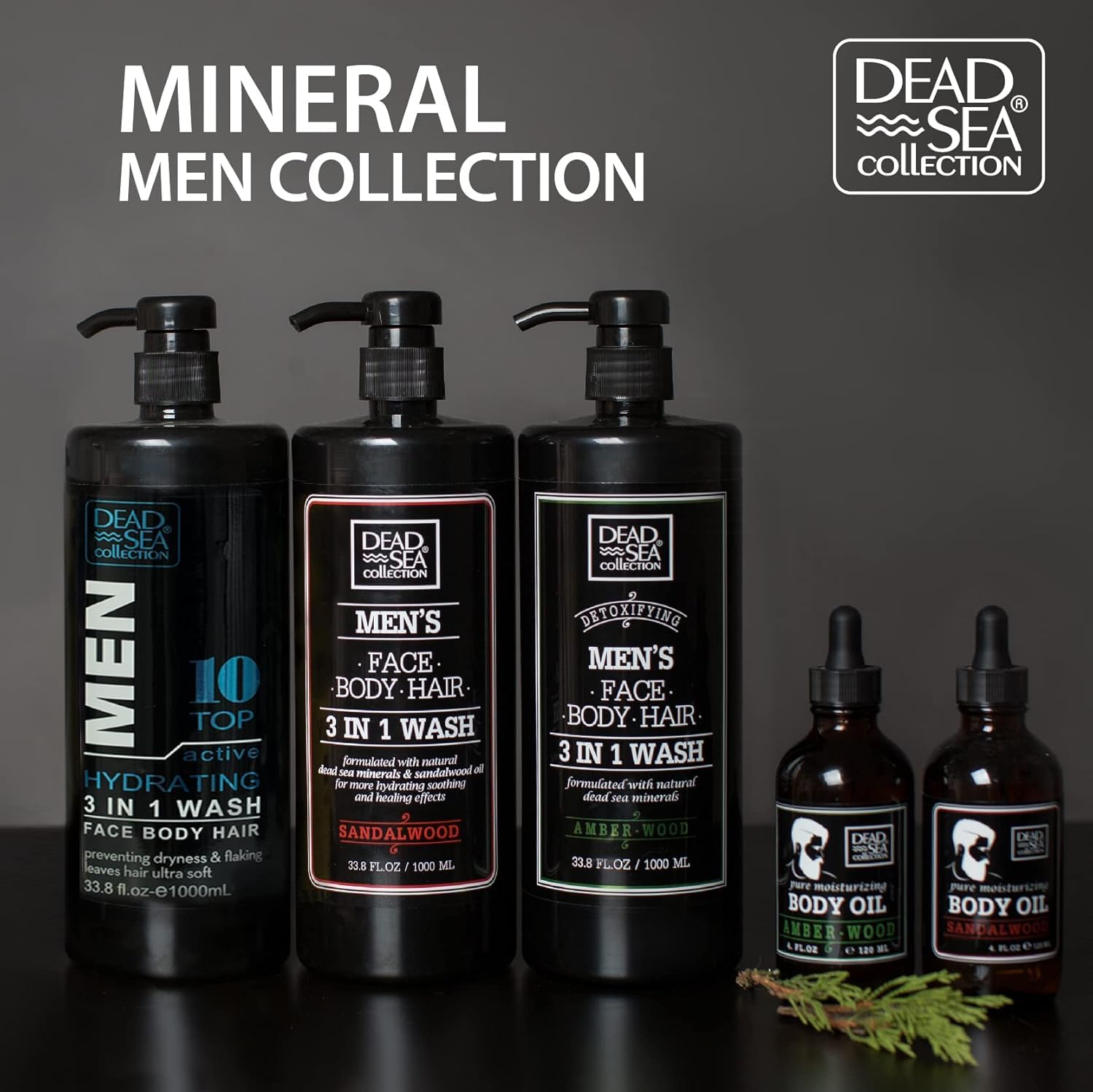 Dead Sea Collection Bath Salts for Men with Sandalwood Oil - Muscle Recovery Bath Soak – Mens Pure Dead Sea Salt for Soothing and Relaxing - 37 Oz - Image 7