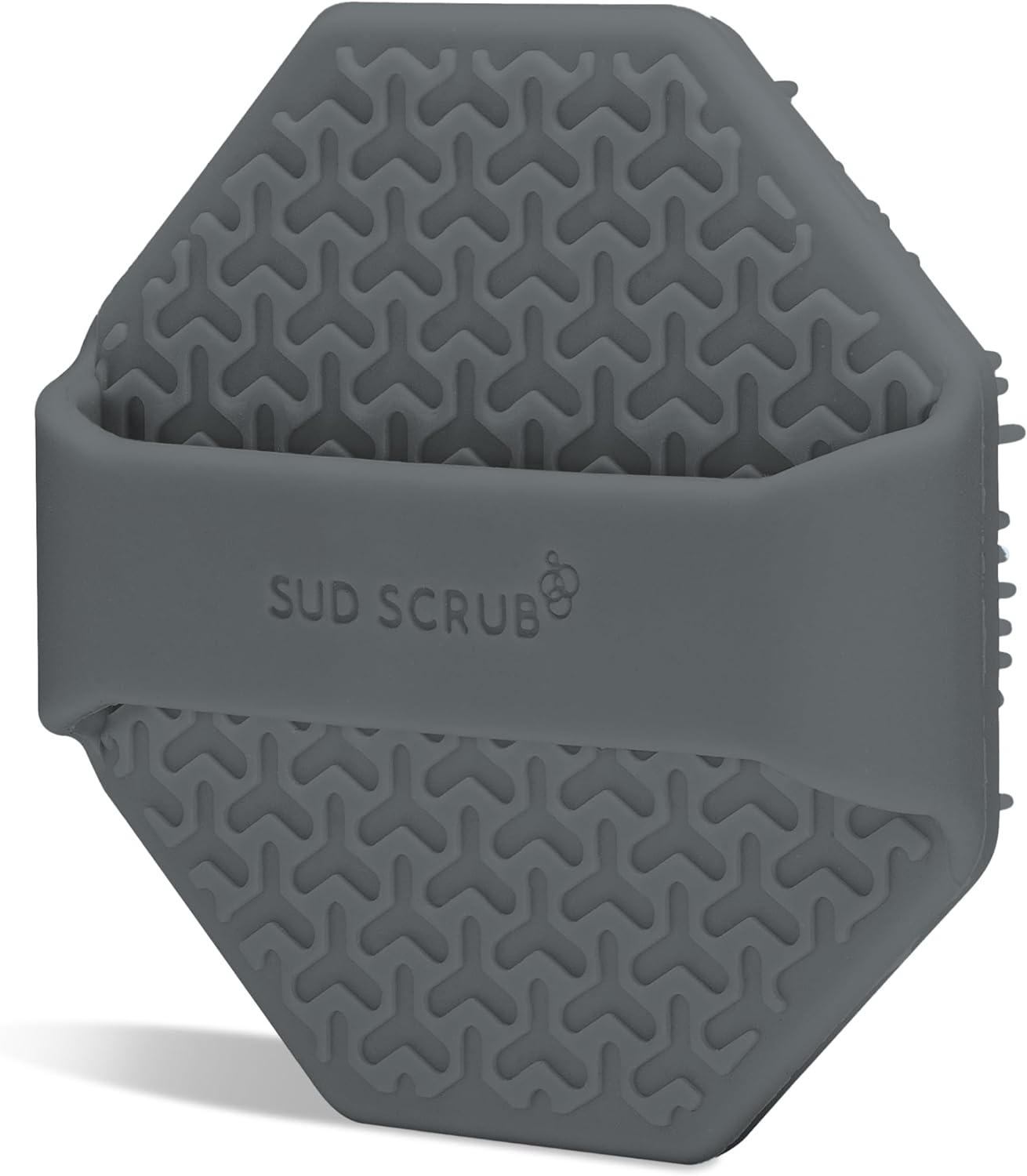 Sud Scrub® Antimicrobial Silicone Face Scrubber, 1 Pack, Gentle Face Exfoliator for Sensitive Skin, Eco Friendly Facial Cleansing Brush, Exfoliating Face Brush for Men and Women (Charcoal) - Image 7