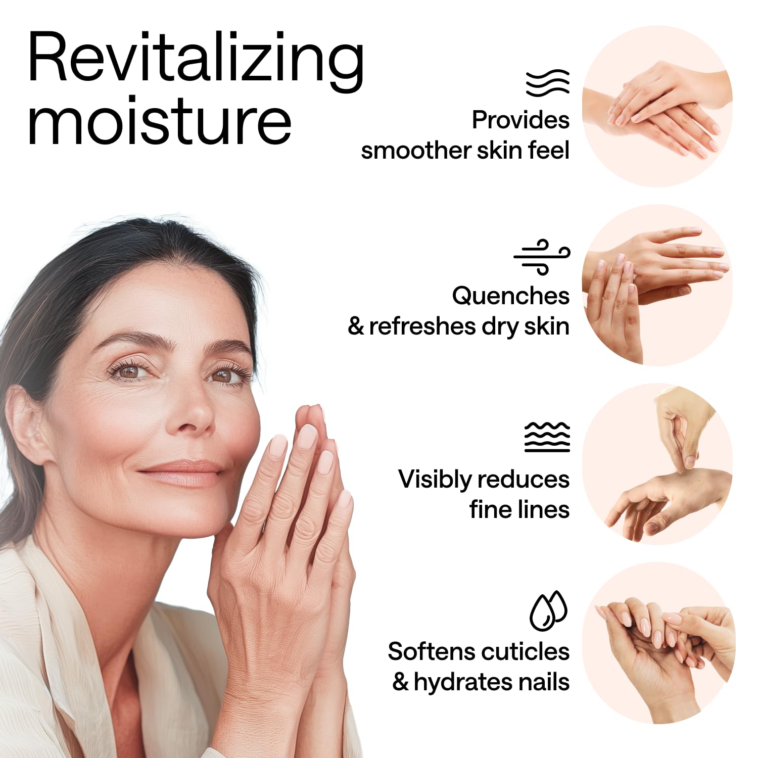 Korean Hand Masks Moisturizing Glove for Dry Hands - Hand Moisturizer Gloves for Women, Men - Hand Therapy Gloves with Collagen, Rose Oil, Shea Butter - White Hydrating Korean Hand Mask Bulk, 6 Pack - Image 2