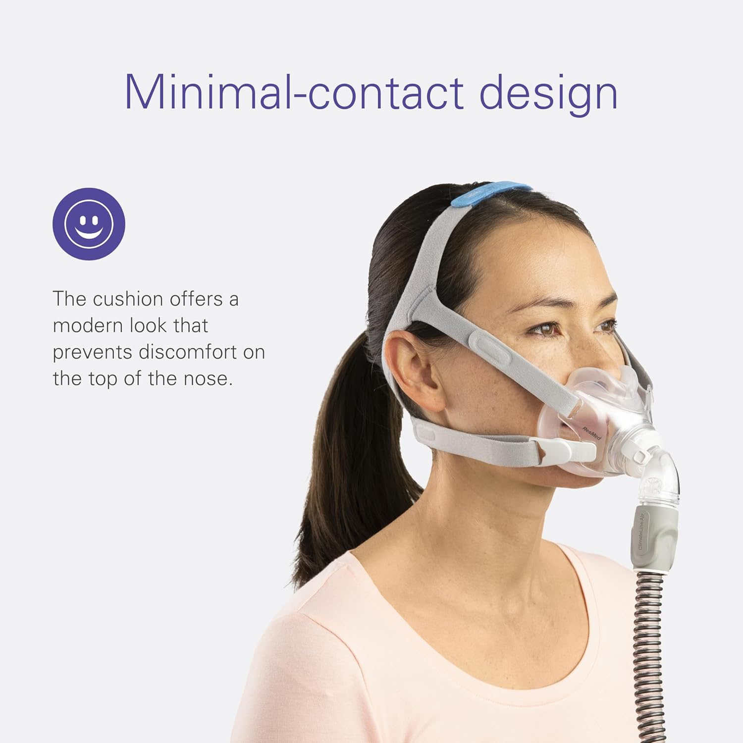 ResMed AirFit F30 Cushion - Full-Face CPAP Mask Cushion Replacement - CPAP Accessory - Minimal Contact Design - Medium - Image 4