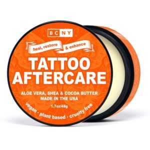 Body Candy Tattoo Aftercare Tattoo Balm - All Natural Tattoo Cream - Tattoo Care for Old and New Tattooes, After Tattoo Cream/Ointment, Tattoo Brightener Lotion - Crema para Tatuajes