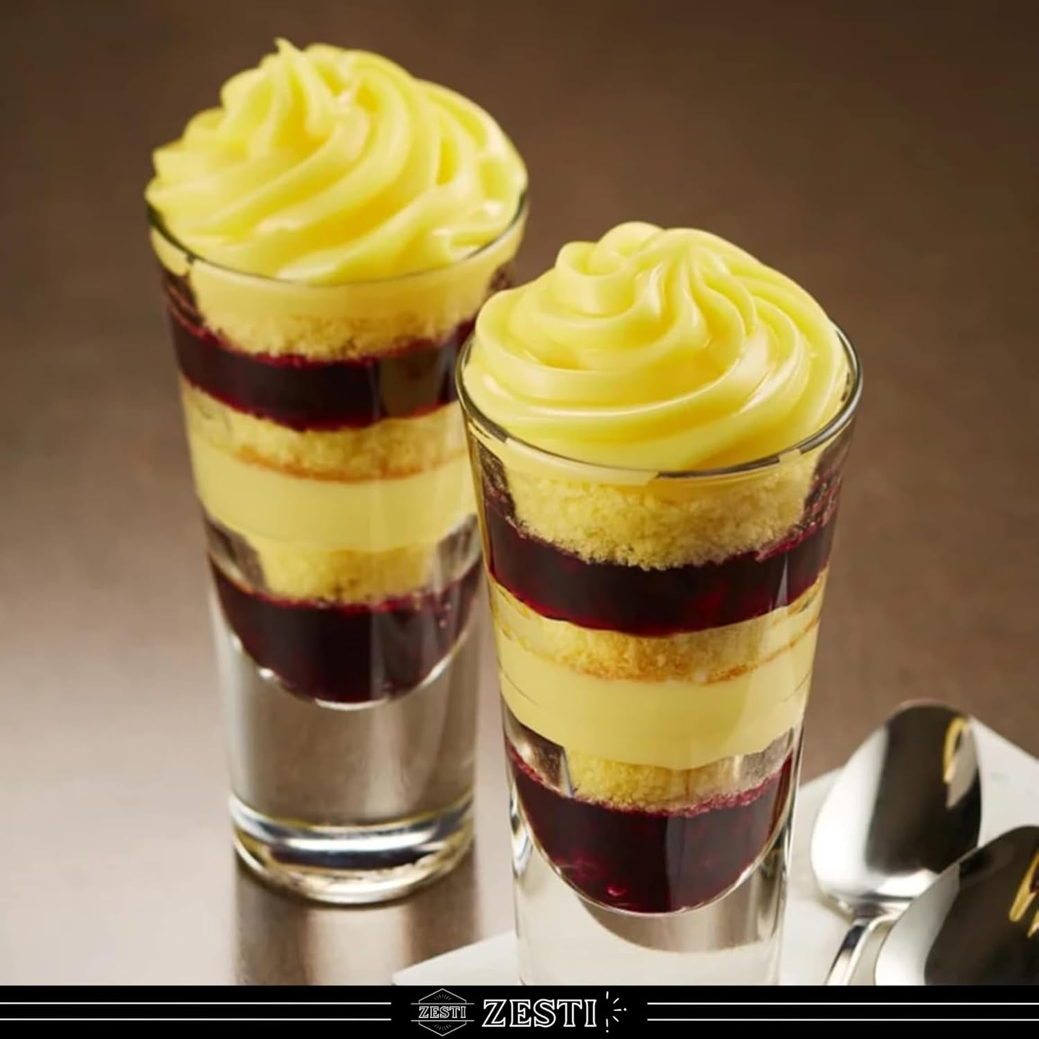 ZESTI Bavarian Cream Pie Filling 2 Pound Tube with Spatula Knife Kosher - Image 4