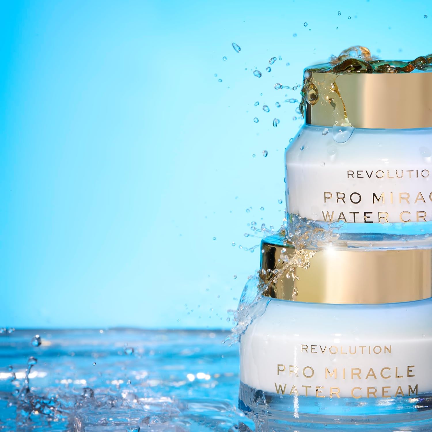 Revolution Pro Miracle Water Cream, Dermatologist-Recommended Hydrating Moisturizer & Water Gel Cream with Hyaluronic Acid & Niacinamide, Vegan & Cruelty-Free, 1 oz - Image 6