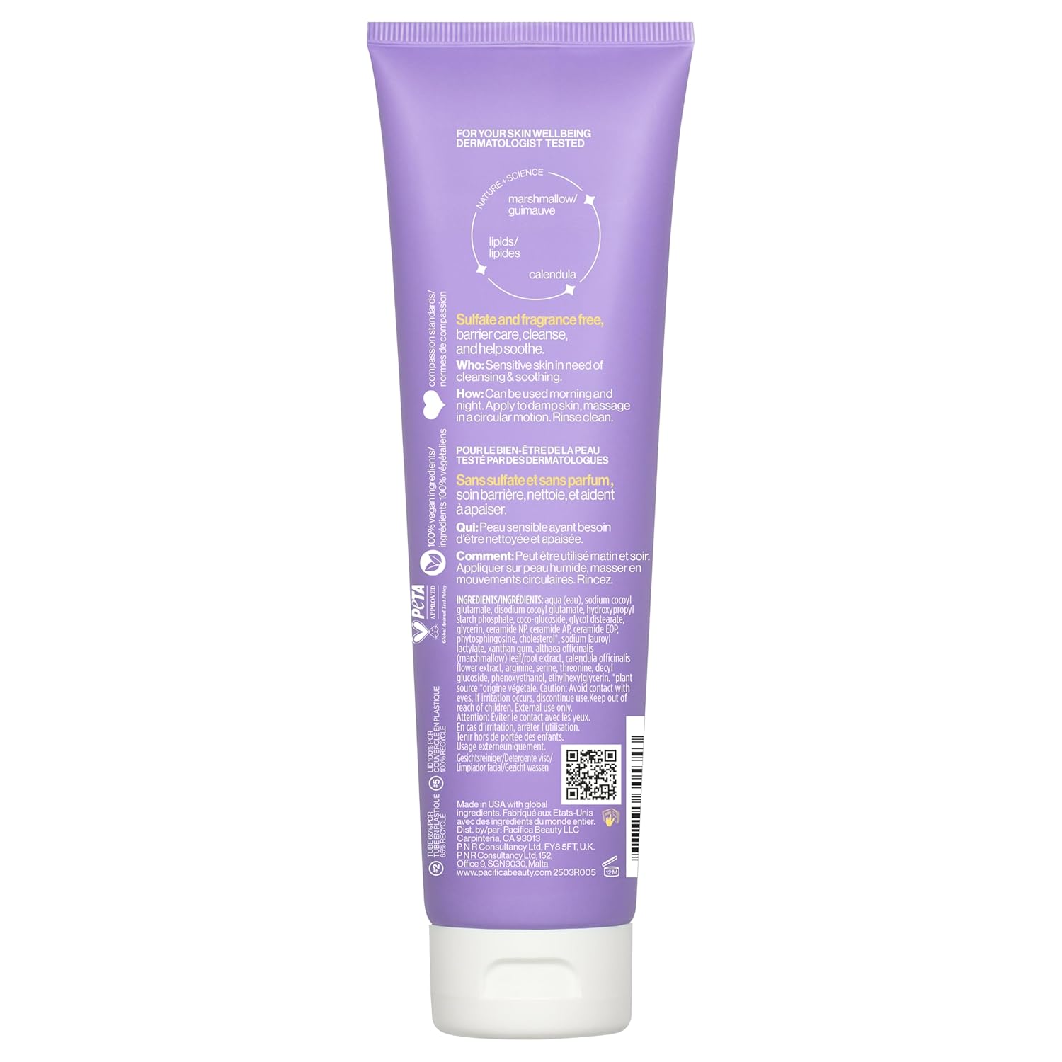 Pacifica Face Wash for Sensitive Skin Facial Cleanser Vegan Ceramide Barrier Repair Extra Gentle for Daily Fragrance Free for Sensitive Skin, Clean Beauty, Vegan & Cruelty-Free Dermatologist Tested - Image 17