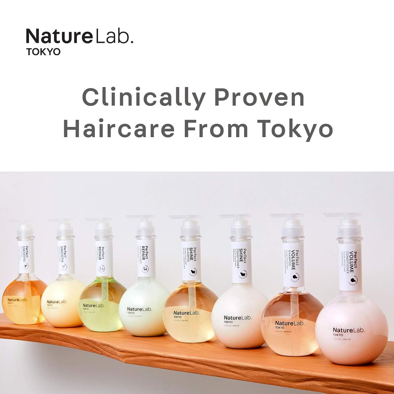 NATURELAB. TOKYO Perfect Smooth Hair Oil: Heat and Color Protection, Enhances Smoothness and Shine to Untamed Hair I 1.7 FL OZ / 50ml - Image 7