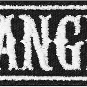 Biker Patch Biker Rankpatch Los Angeles Motorcycle Patch Applique to sew on or Iron on | USA Badge for All Fabrics and Leather | Sticker for Clothing | 3.94x0.98 in