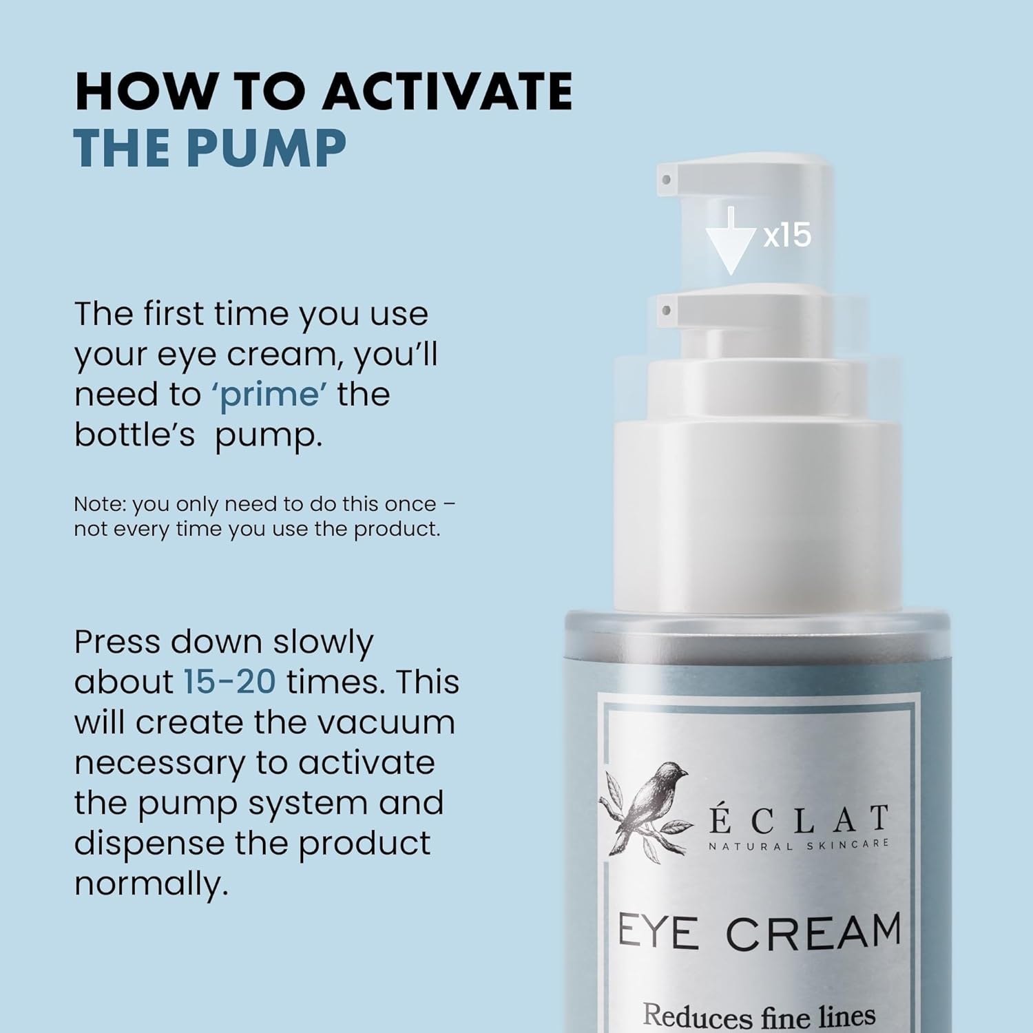 Eclat Skincare Under Eye Cream for Dark Circles & Puffiness – Anti Aging Formula for Wrinkles - Moisturizer for Fine Lines, Crows Feet & Eye Bags – Hydrating Treatment for Firming & Smoothing 30ml - Image 6
