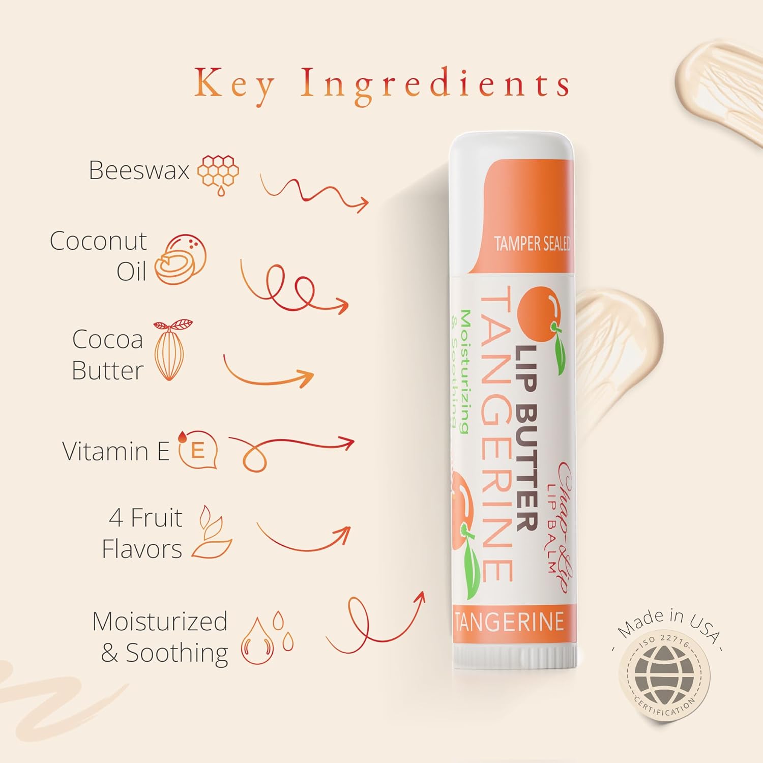 CHAP-LIP Original Lip Balm 24 Pack Bulk Fruit Flavors with Coconut Oil Cocoa Butter - Image 6