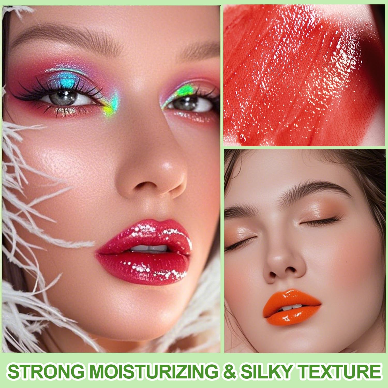 6 Colors lemon Lip Tint Stain Set, Korean Velvet Lip Stain Lip Gloss Lip Tint Stain Mini Liquid Lipstick, Long lasting Waterproof Non-Stick Cup Multi-Use Lip and Cheek Tint, High Pigment, Vivid Color - Image 3
