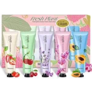 5 x 30ml, Hand Cream Gift Sets, Pack of 5, Vegan Friendly and Cruelty Free, Perfect for Birthday Mothers day Gifts idea For Her/Him