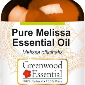 Pure Melissa Essential Oil (Melissa officinalis) Steam Distilled 15ml (0.50oz)