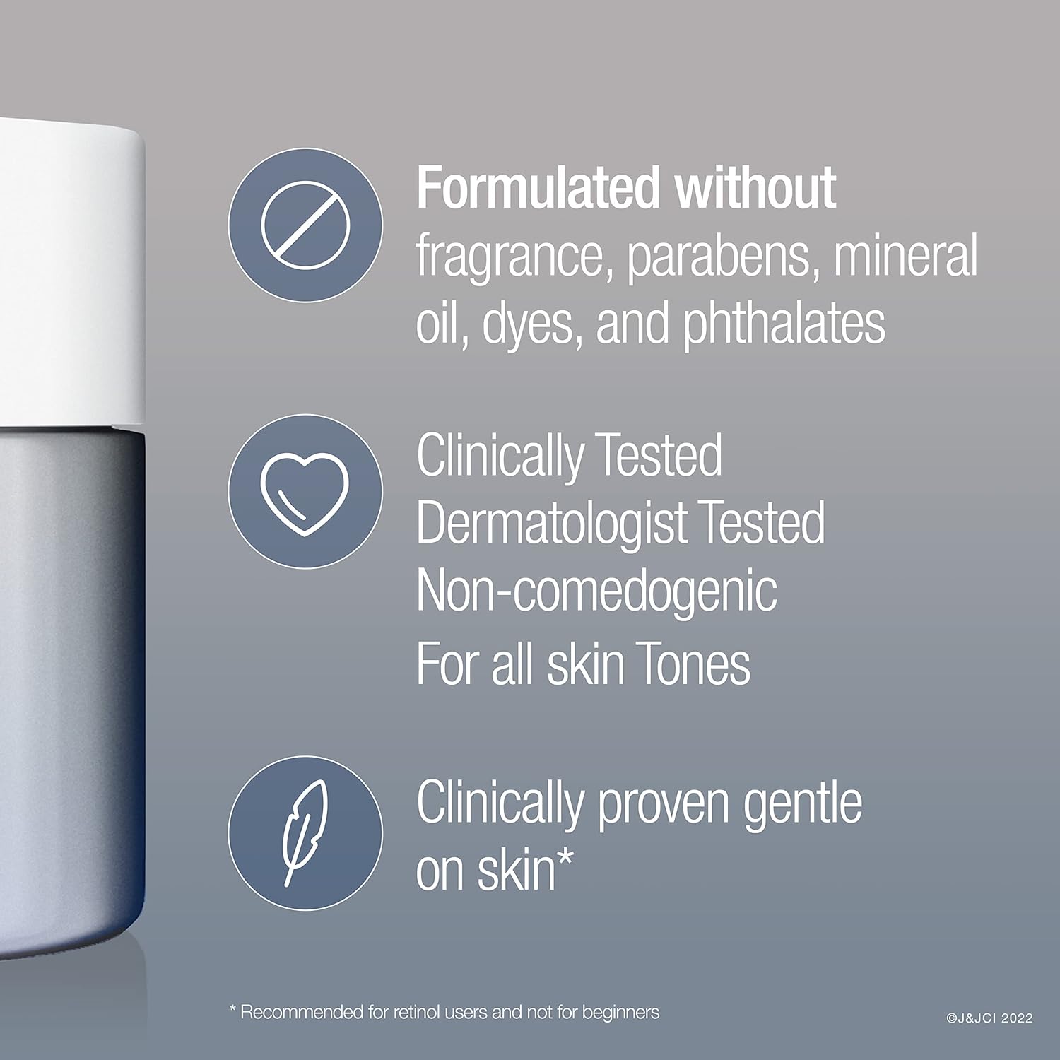 Neutrogena Rapid Wrinkle Repair Retinol Pro+ Anti-Wrinkle Eye Cream, Targeted Eye Cream for Wrinkles & Dark Circles, Formulated without Fragrance, Dyes, Phthalates, and Parabens, 0.5 oz - Image 5