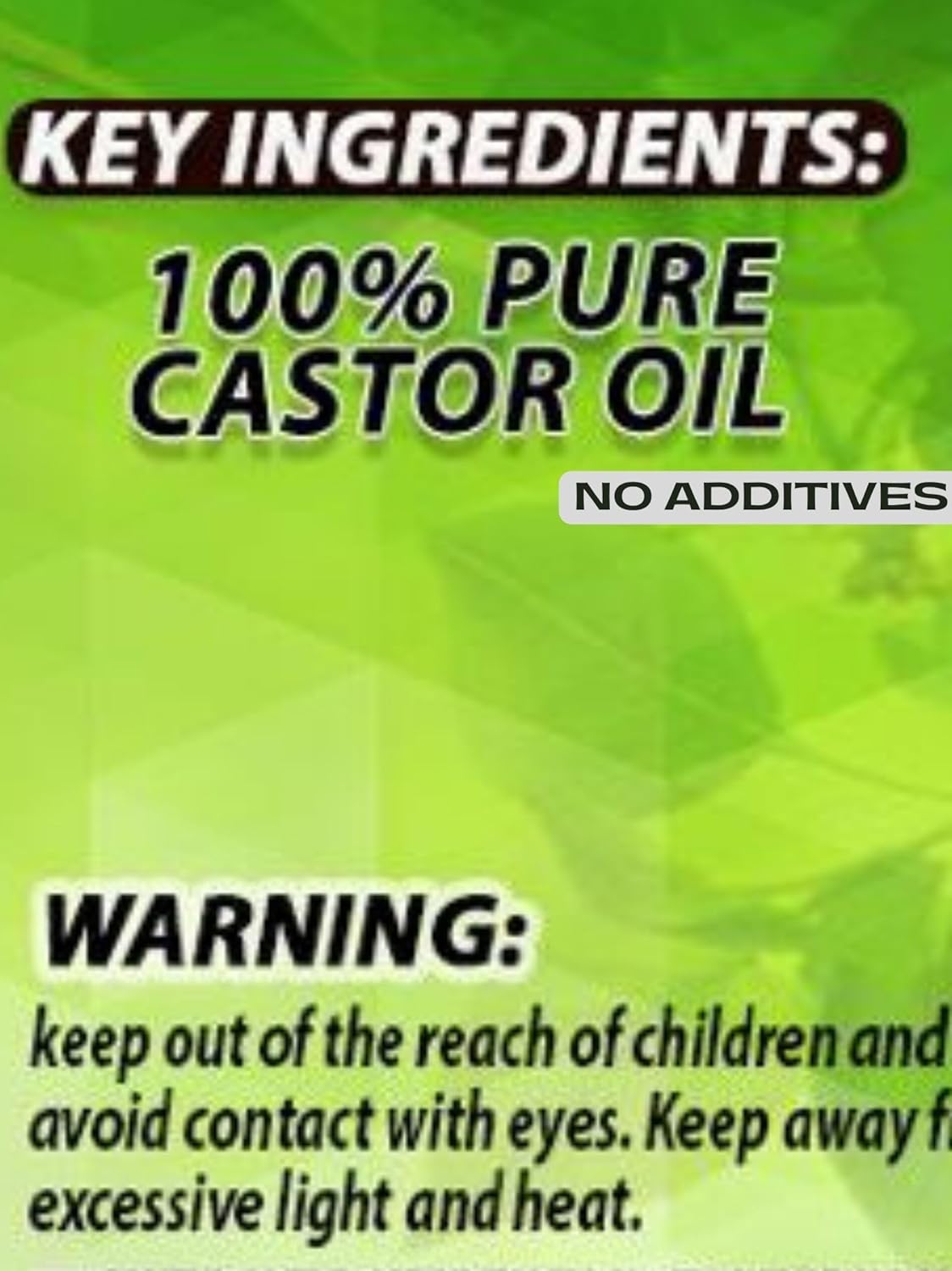 Tru Green Pure Castor Oil, Jamaican Black Castor Lightly Roasted (8 Oz) For All Hair Types. Stimulates hair Follicles And Promotes Growth for Hair, Brows, Skin, And Hair Moisturizer. - Image 5