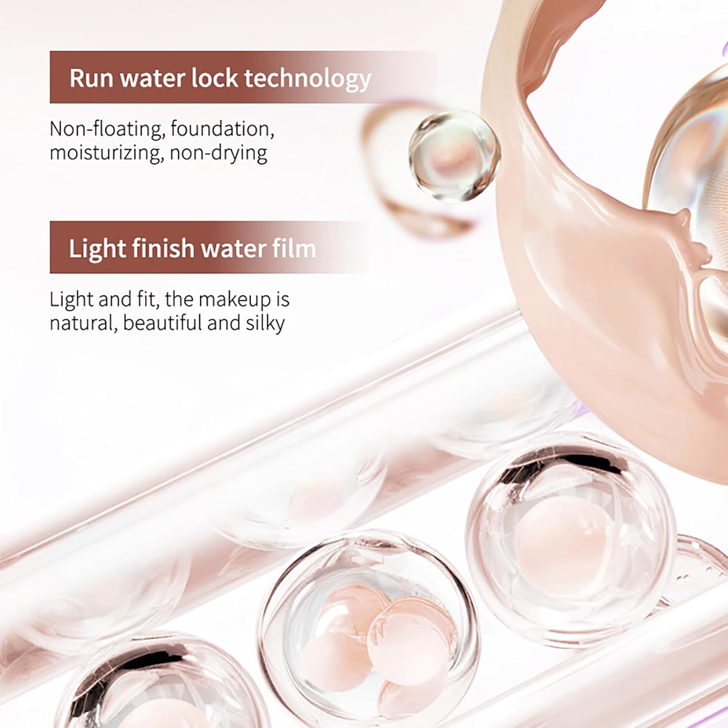 O'CHEAL Ivory 30ml CC Cream Cushion Foundation Moisturizing Concealer for Face Makeup - Image 4