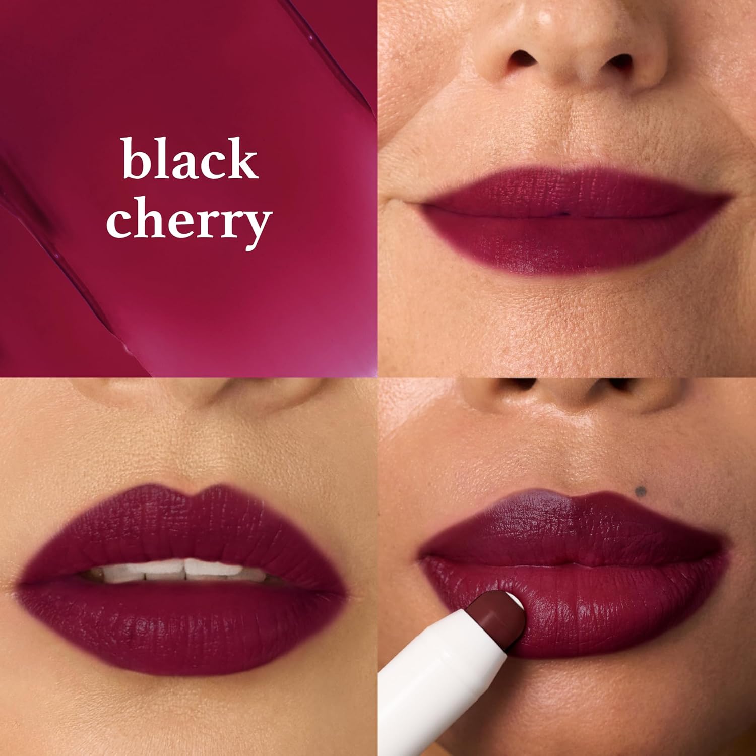 Julep It's Balm Tint Lip Balm Black Cherry Hydrating Vitamin E Vegan 0.1 oz - Image 2