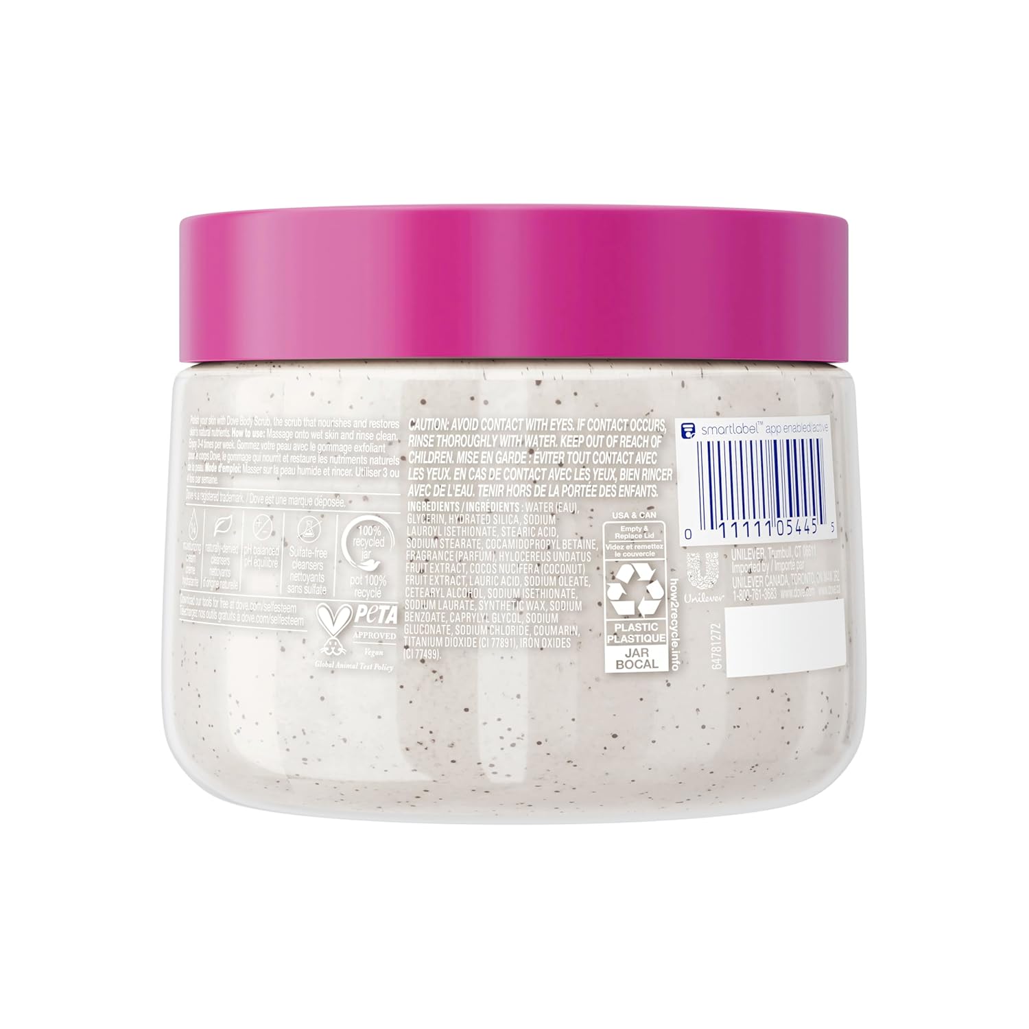 Dove Body Scrub Dragon Fruit & Coconut Cream Body Scrub Exfoliates and Deeply Nourishes for Smooth, Radiant Skin 15 oz - Image 2