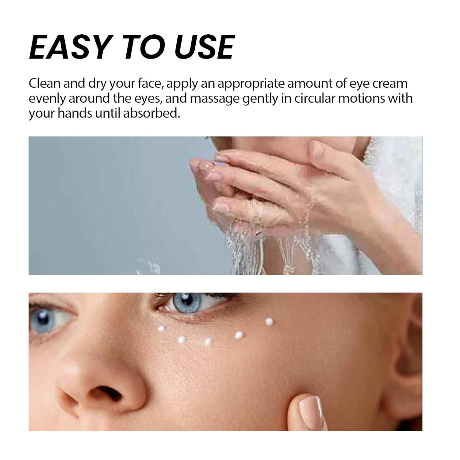 Instant Firming Eye Cream for Under Eye Bags, Dark Circles, Puffiness, 1 oz - Image 5