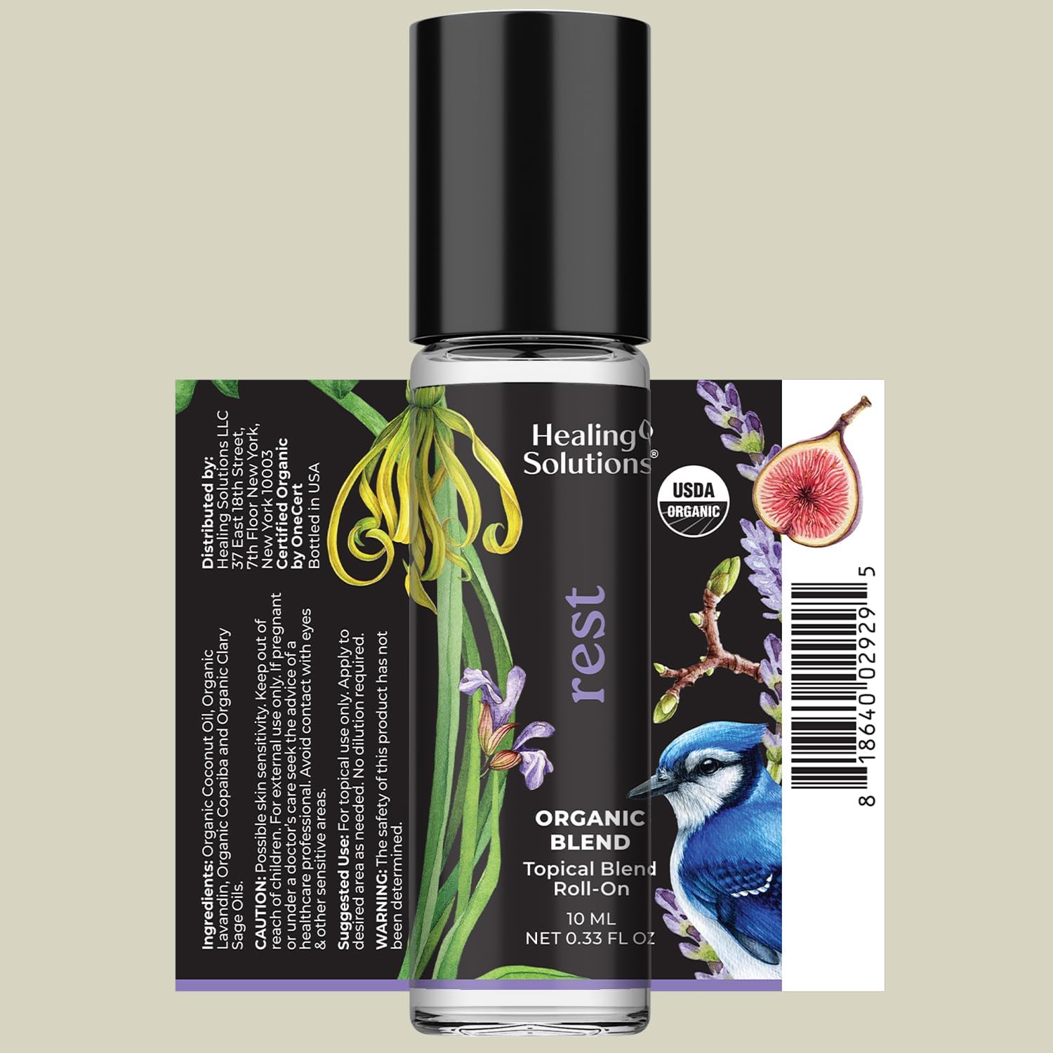 Healing Solutions Rest Blend Essential Oil Roller 2 Pack for Calm Sleep - Image 7