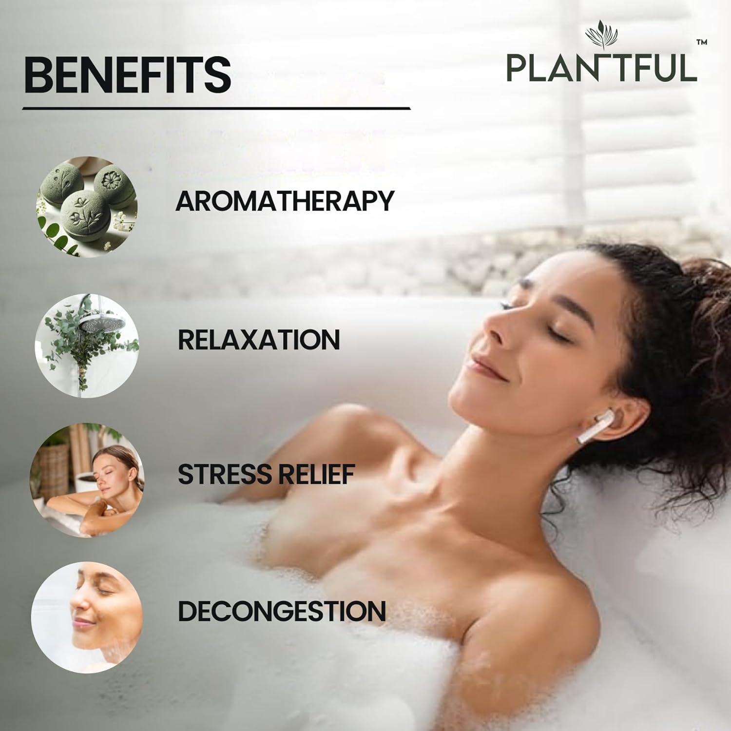 Plantful™ Organic Handmade Bath Bombs for Women, 12 Gift Sets, Large, Shea Butter Moisturizing, Essential Oils, Bubble Bath for Kids, Perfect Gifts for Women Men, Safe Bath Bombs for Kids - Image 7