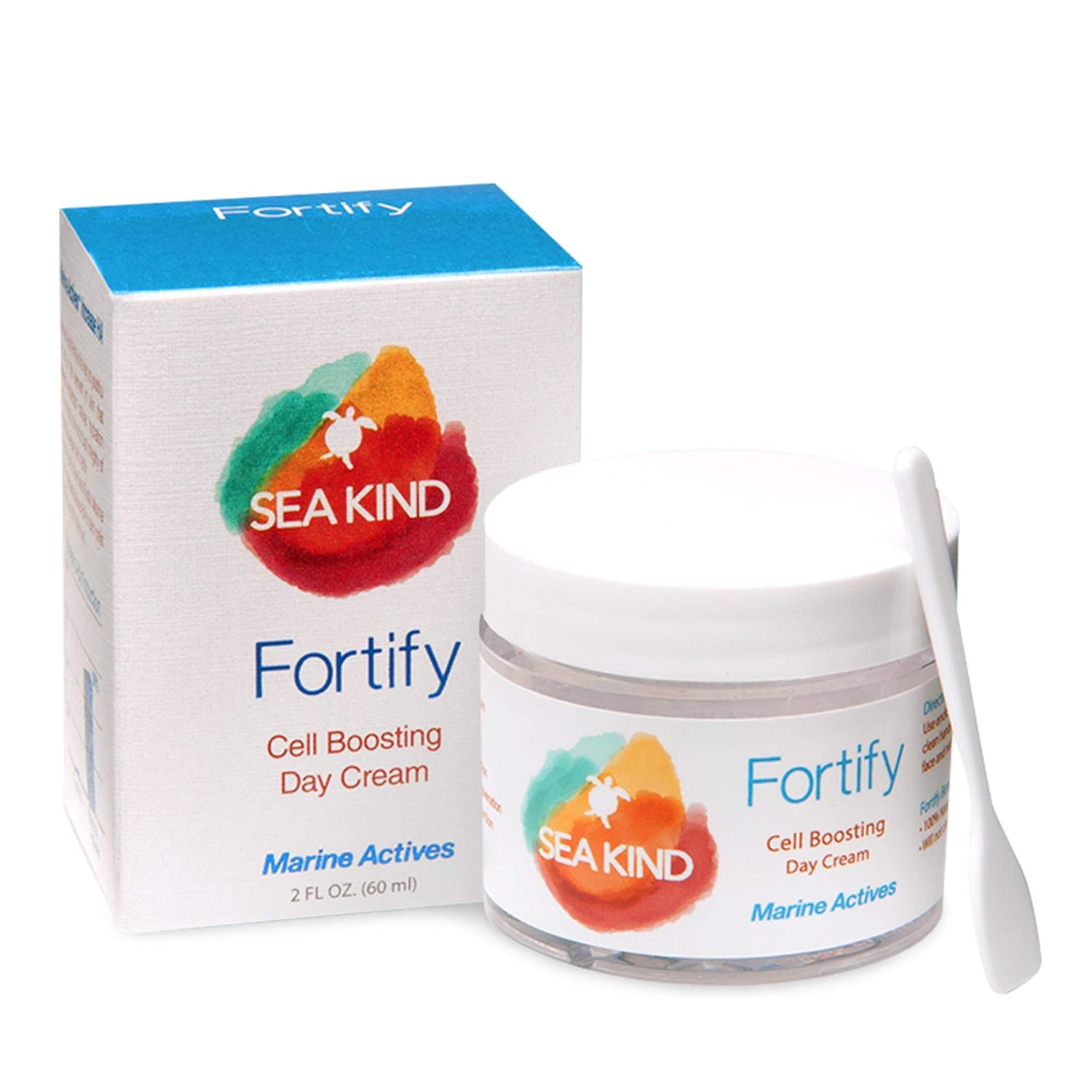 Fortify Cell Boosting Day Cream, Face Cream with Marine Actives, Anti-Aging Face Cream, Quick Absorbing and Non-Greasy, Face Cream for Women and Men, Suitable for All Skin Types, 2 fl oz