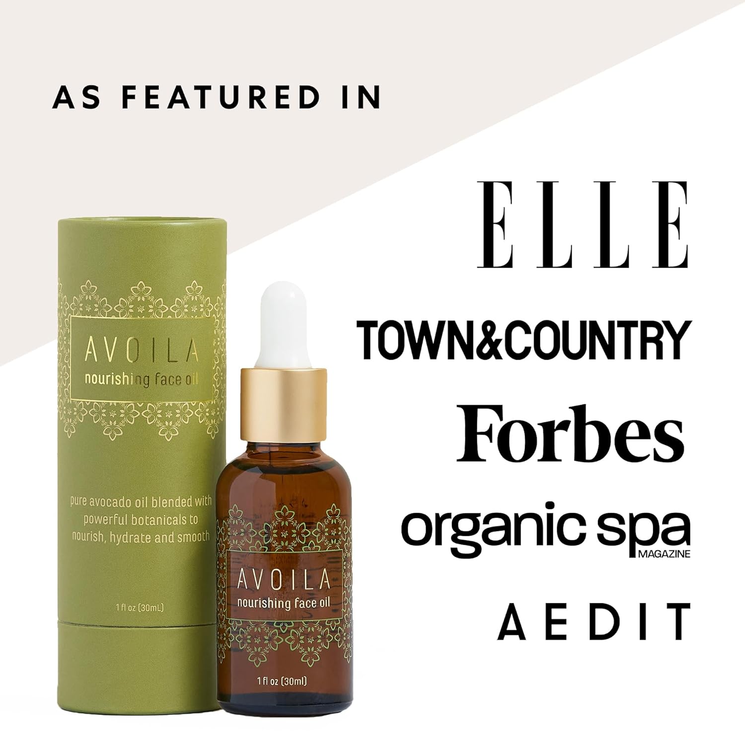 AVOILA Organic Face Oil for Dry, Sensitive, Aging Skin - Vegan Moisturizer with Oils - Image 5